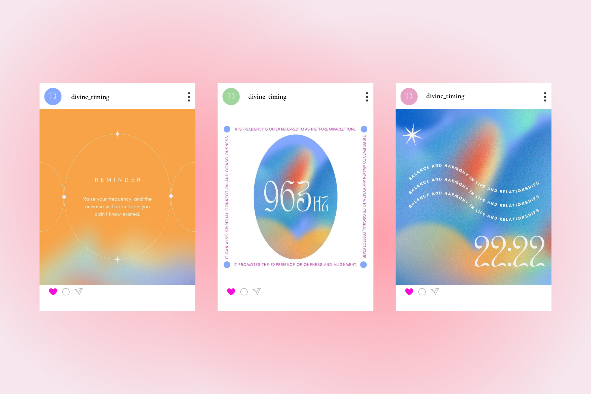 Divine Timing Canva Social Media Template Bundle 9