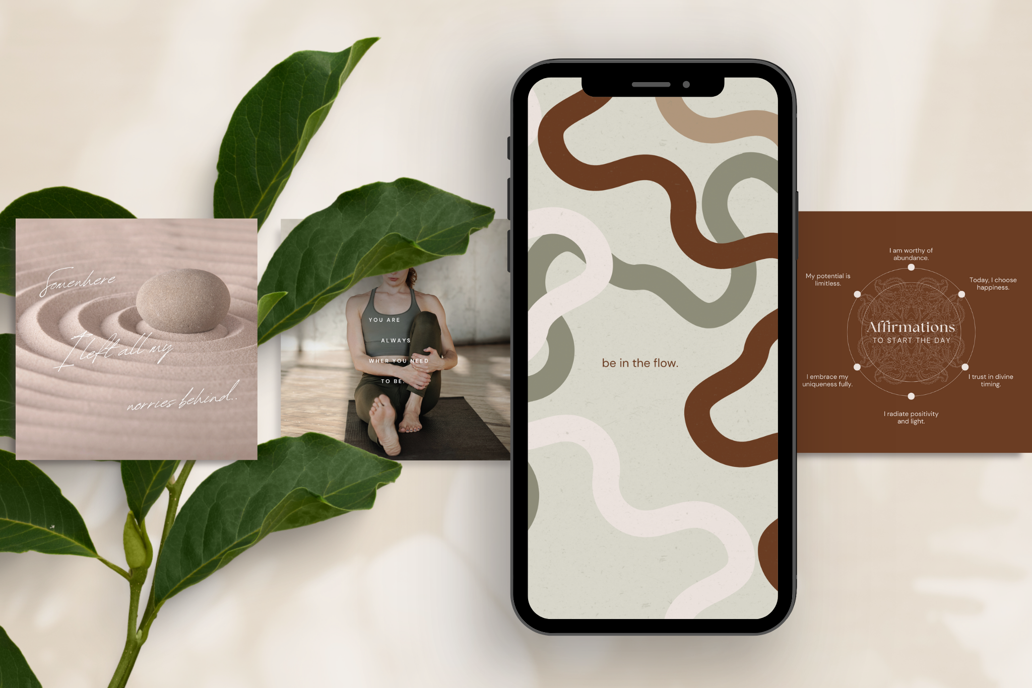 Yoga Instructor Canva Social Media Template Bundle 6