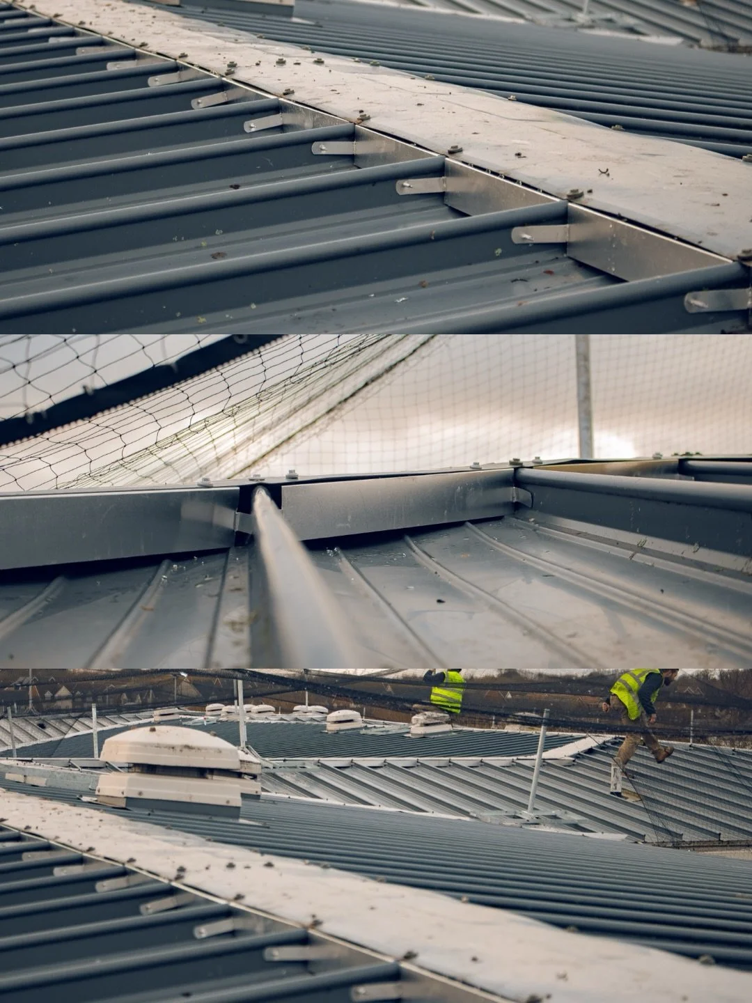 Over 700 aluminium ridge inserts fitted to Hawkinge House.🏢🔩

Custom-made for a perfect fit, costing over &pound;11,000 to produce these inserts stop pigeons getting under the ridges and into the roof space.
A big job, but a long-term fix.
Axentra 