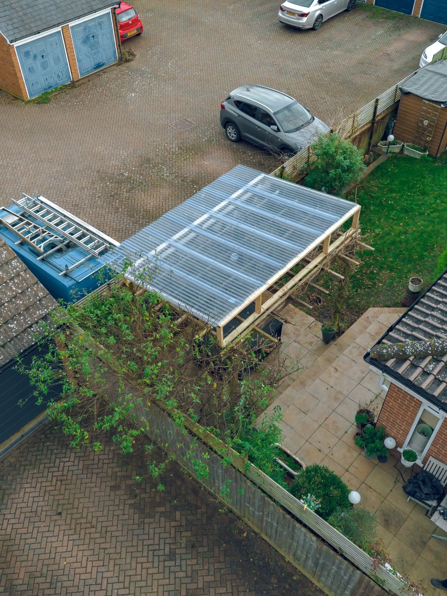 Clean lines. Solid structure. Built to elevate the space. ✨

This pergola upgrade brings added height, improved protection, and a sharper overall finish &mdash; transforming the area while keeping the original framework in place.
&bull;
&bull;
&bull;
