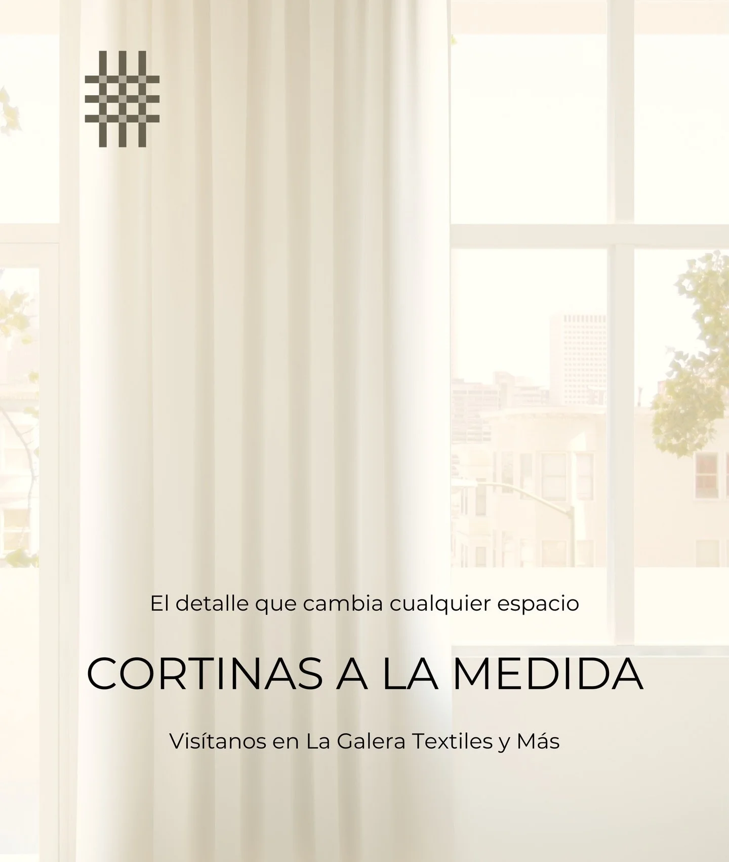En La Galera Textiles y M&aacute;s transformamos tus espacios con cortinas hechas a la medida que combinan estilo, calidad y elegancia 🪟.

Te ofrecemos:

✔️ Asesor&iacute;a personalizada en selecci&oacute;n de tela.

✔️ Confecci&oacute;n a la medida