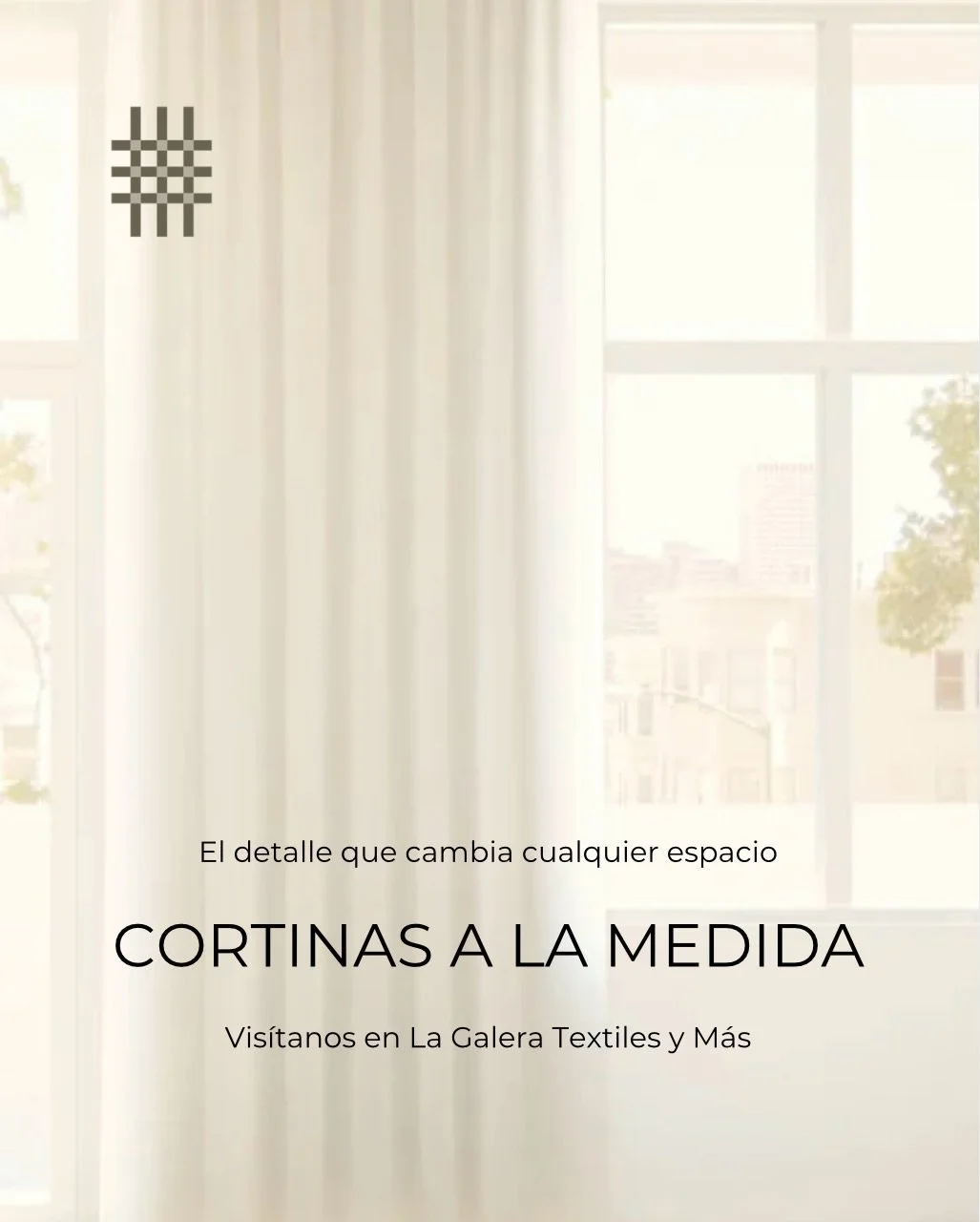 En La Galera Textiles y M&aacute;s transformamos tus espacios con cortinas hechas a la medida que combinan estilo, calidad y elegancia 🪟.

Te ofrecemos:

✔️ Asesor&iacute;a personalizada en selecci&oacute;n de tela.

✔️ Confecci&oacute;n a la medida