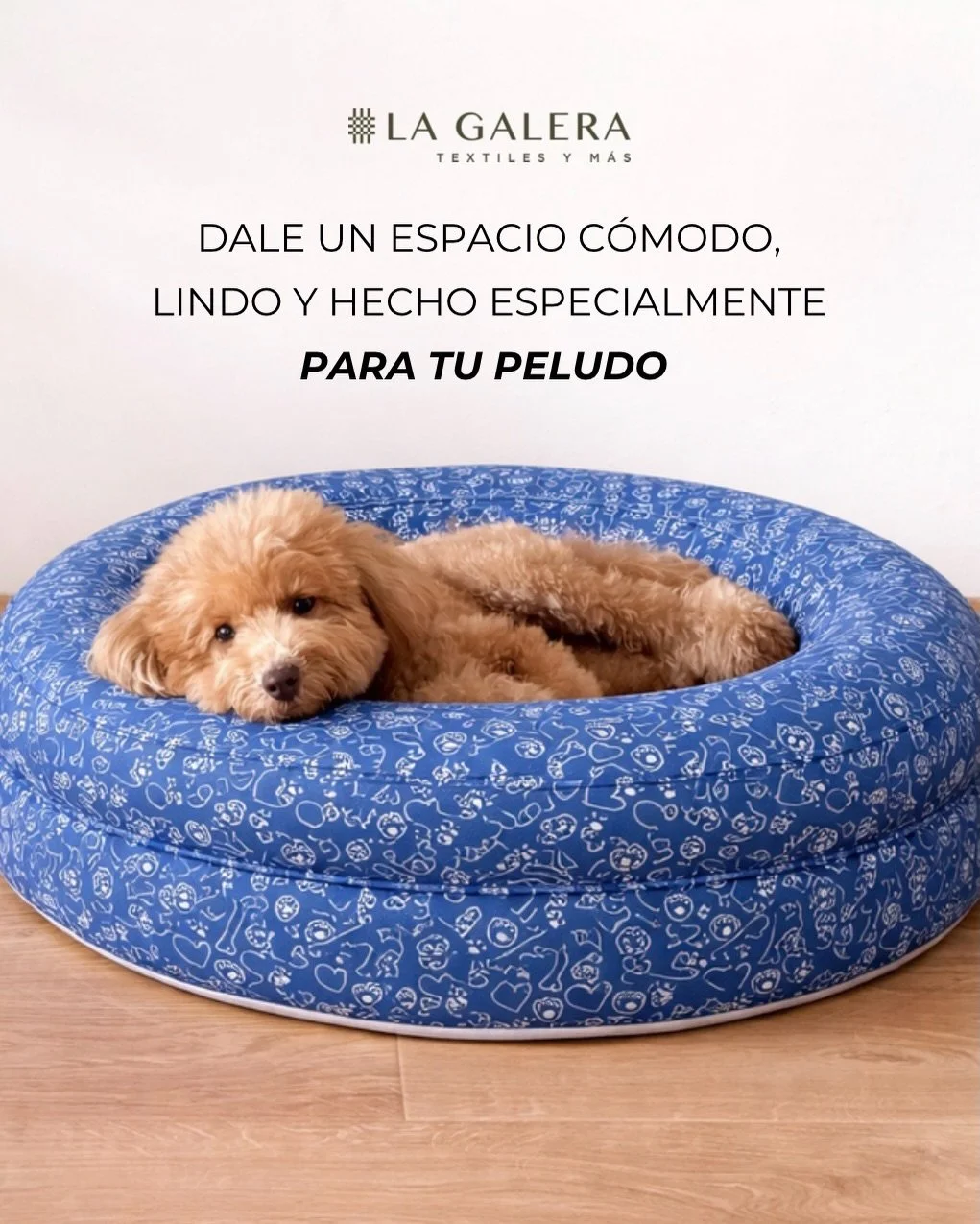 Porque tu peludo tambi&eacute;n merece un espacio hecho con amor 💙.

En La Galera Textiles y M&aacute;s contamos con telas especiales para perritos y gatos: c&oacute;modas, lindas y resistentes 🐾.

Estamos ubicados en Llano Bonito (en la salida del