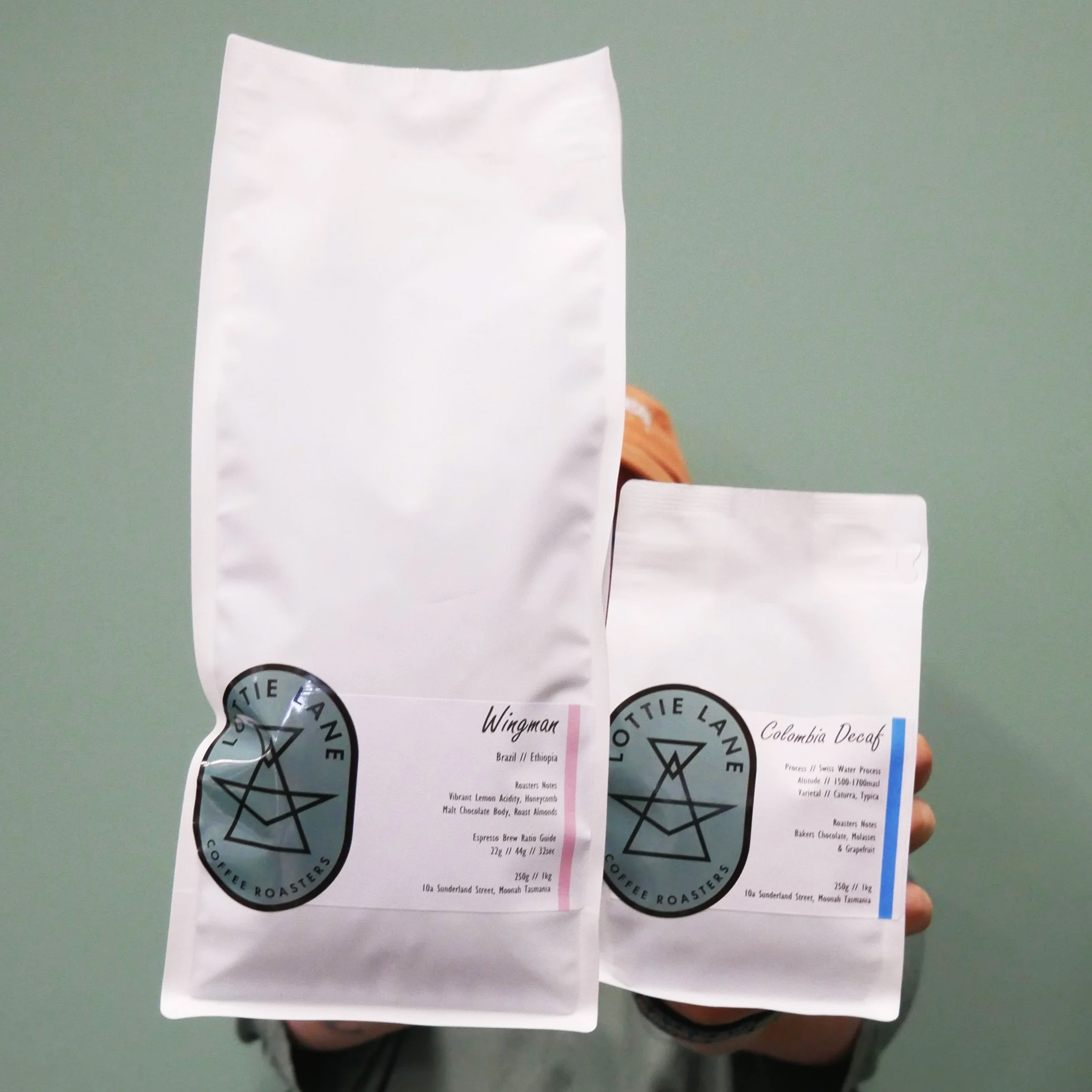 Wingman + Colombia SWP Decaf Bundle