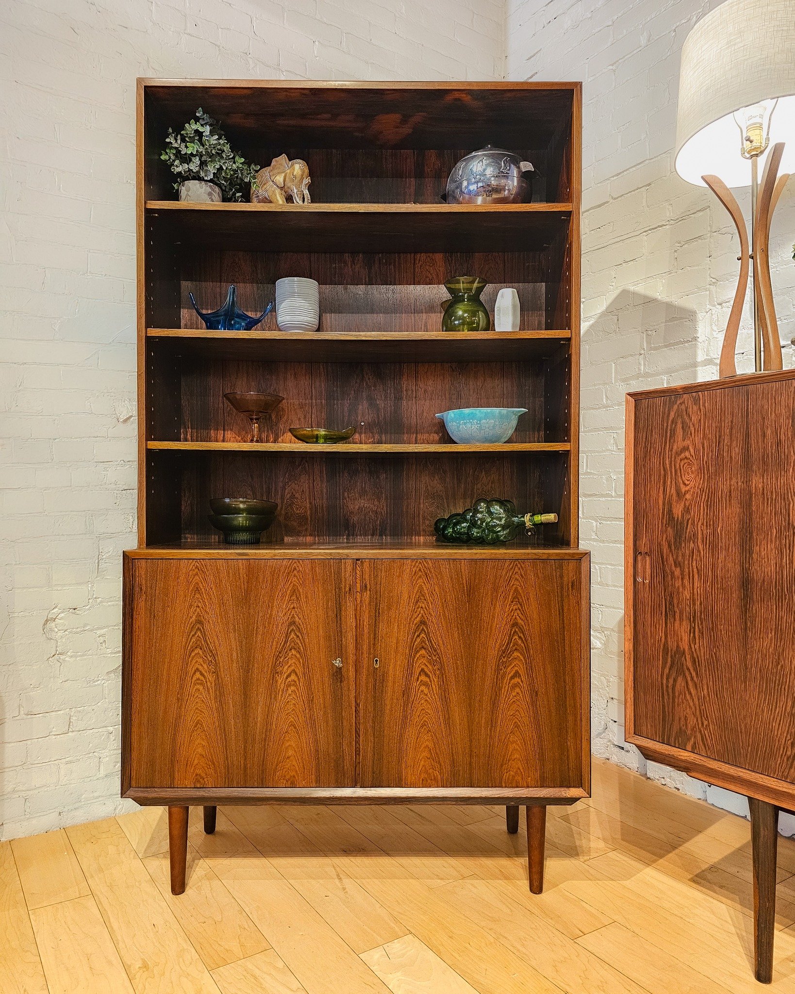 SHOWROOM SALE // Day 4
Today’s feature brings serious bookshelf goals.
Rosewood Bookcase Cabinet
This one’s for the collectors, the readers, the style obsessives. Crafted from richly grained rosewood, this bookcase cabinet is a showstopp