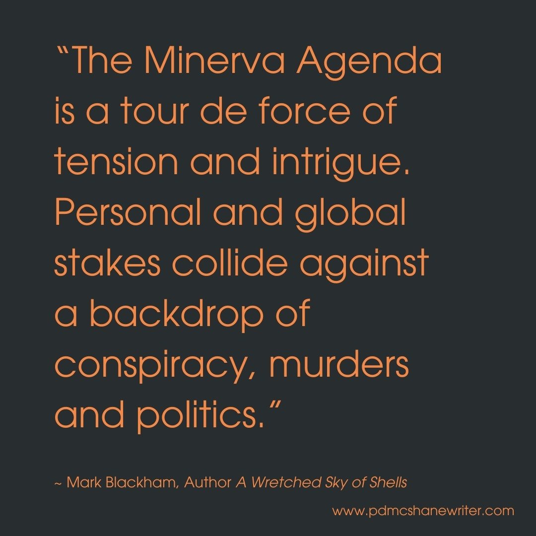 Thank you for the review, super excited to share The Minerva Agenda with you all soon.

#pdmcshanewriter #theminervaagenda #book #booknerd #mustread