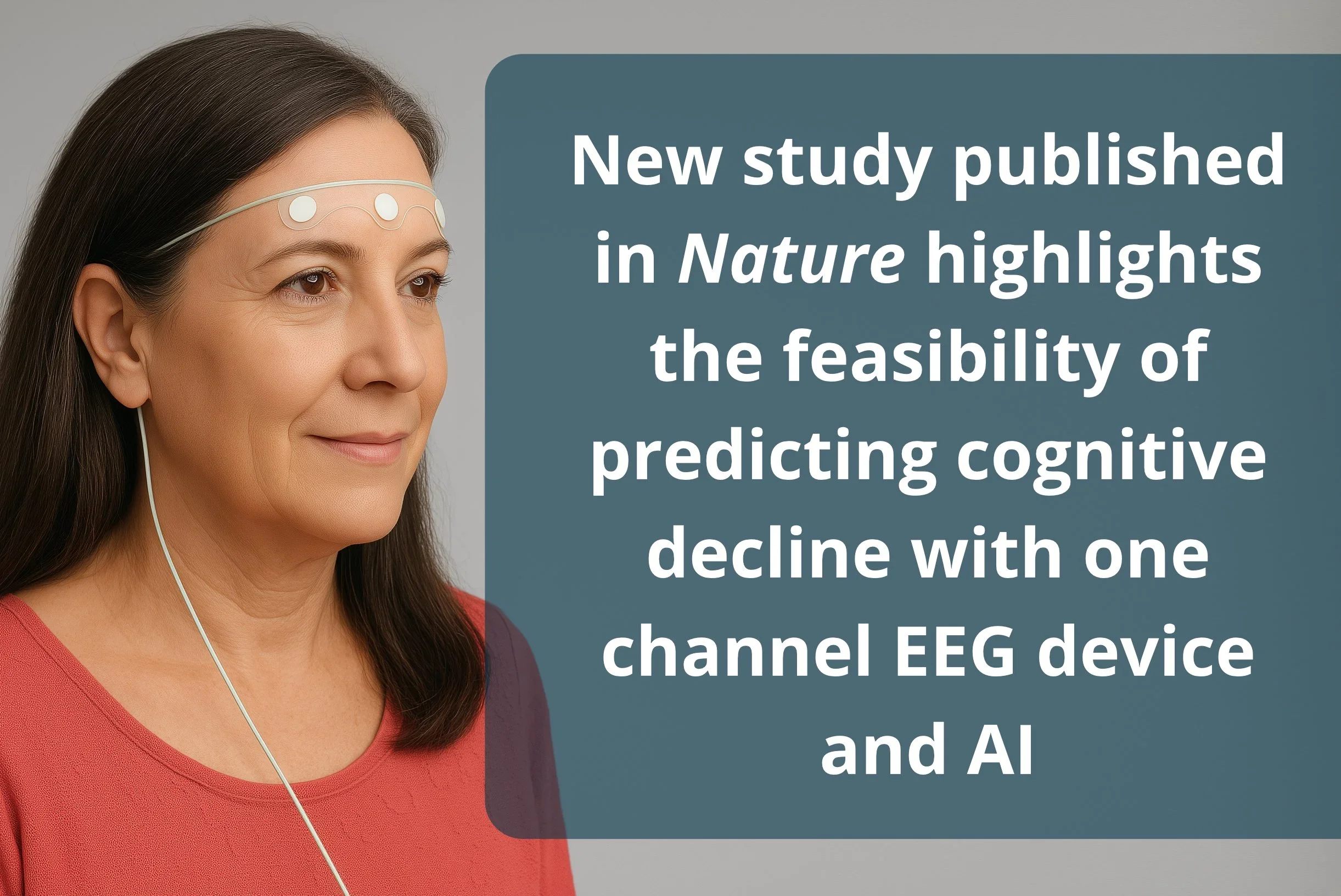 A new study published in Nature highlights the feasibility of predicting cognitive decline with a one-channel EEG device and AI.