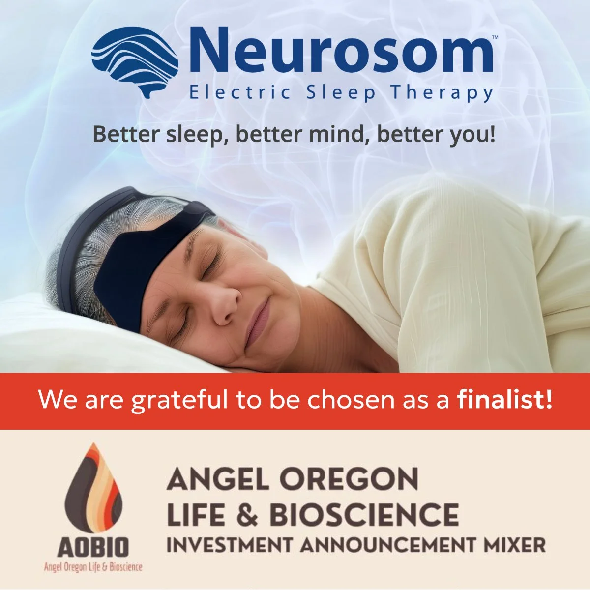 Neurosom is very grateful to be chosen as a finalist for the Angel Oregon Life &amp; BioScience (AOBIO) investment program.