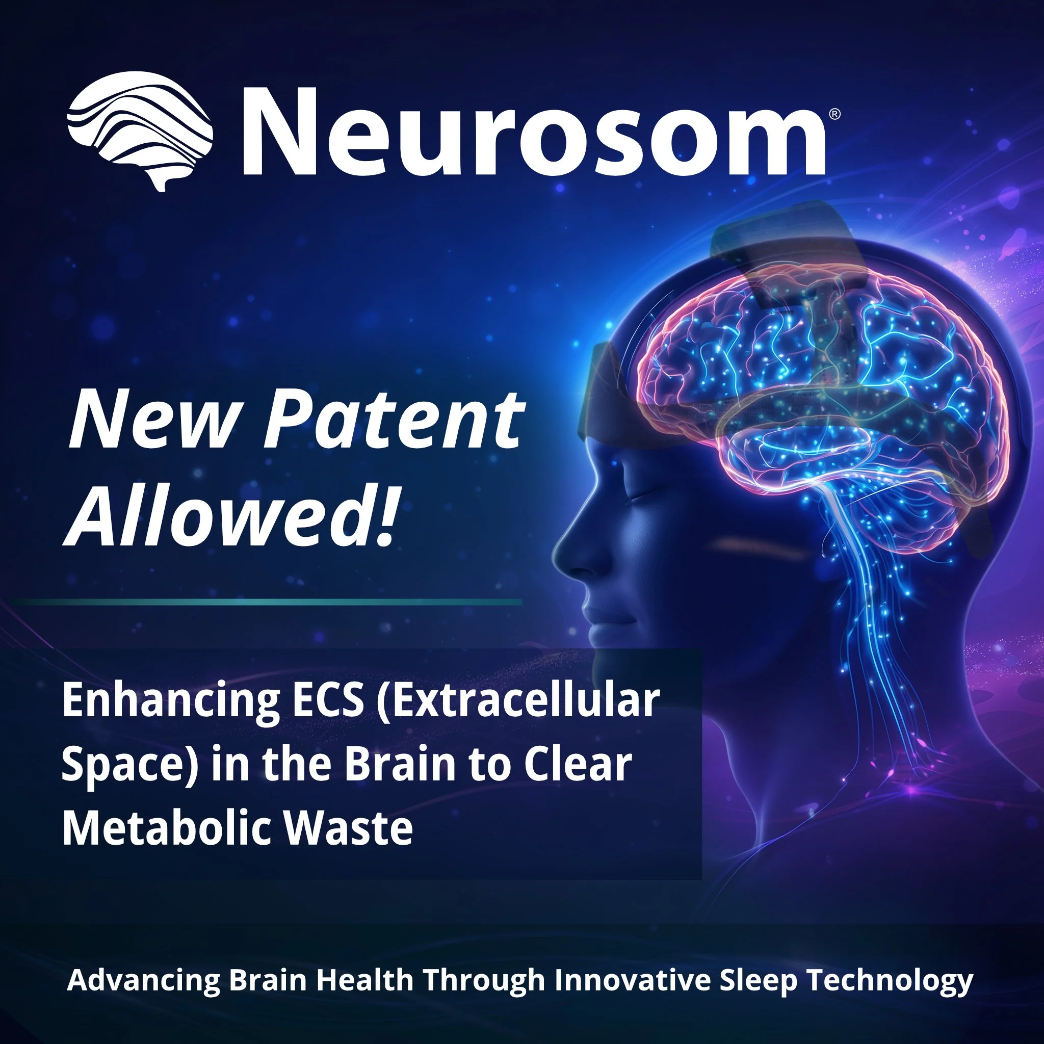 As Brain Health Week comes to a close, Neurosom’s newly allowed patent for enhancing ECS (Extracellular Space) in the brain to clear metabolic waste.