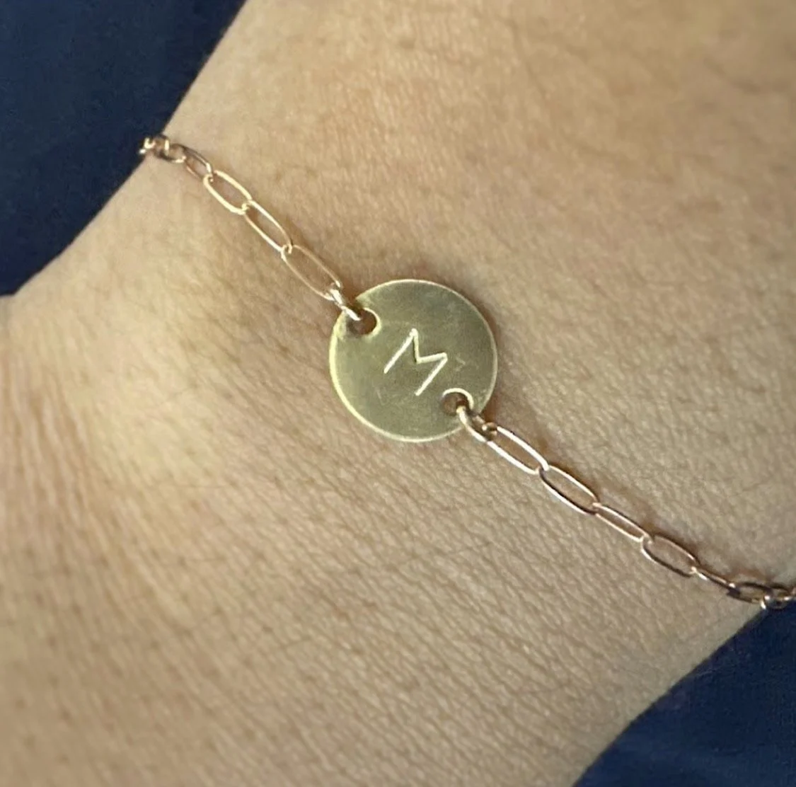 Engraved permanent jewelry charm