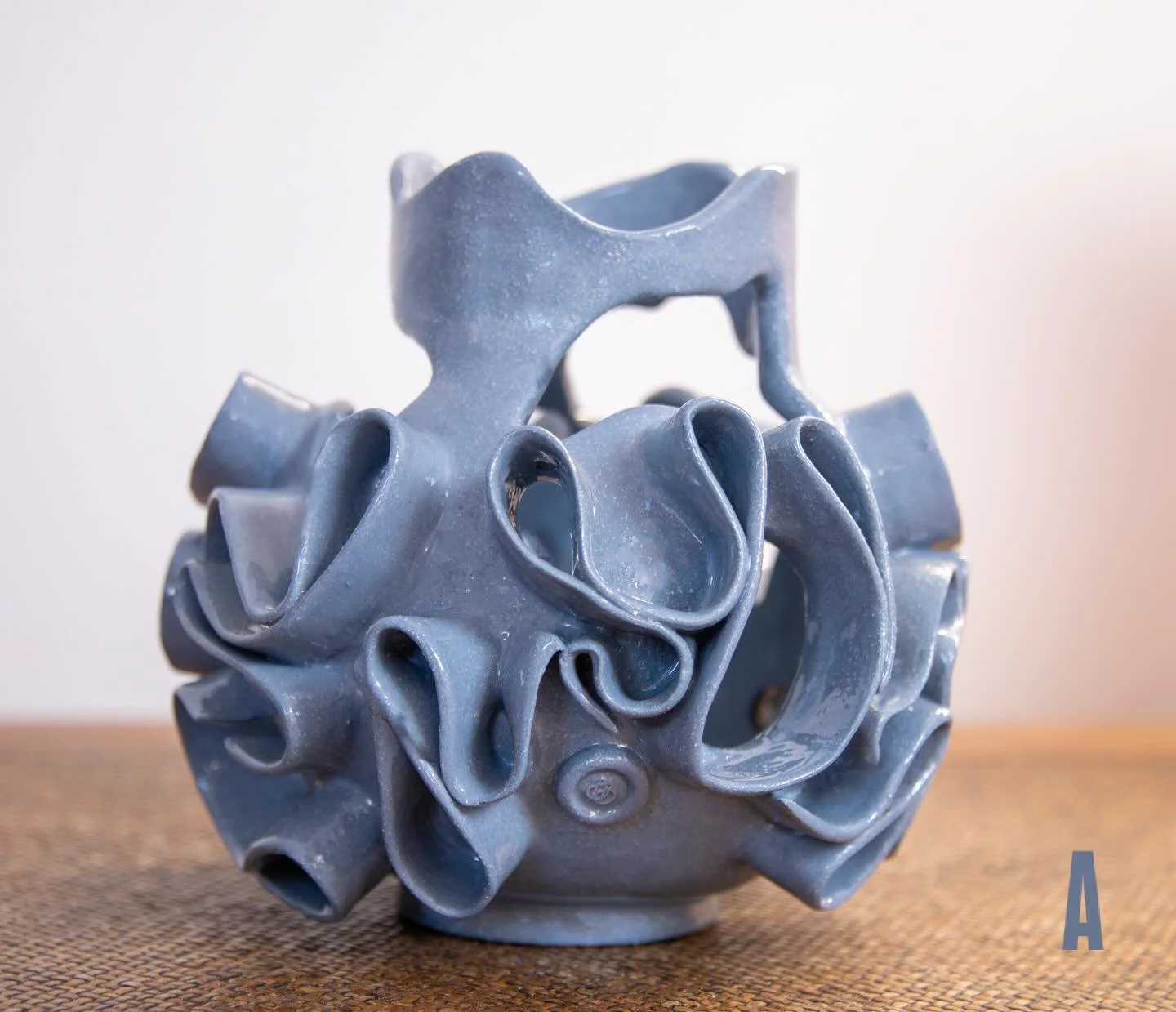 It&rsquo;s been so nice to work on new pieces and work in coloured clay. I&rsquo;ve created three small, hand-formed sculptural vessels, each in a single solid colour &mdash; designed to sit together or individually as part of this collection.

 Work