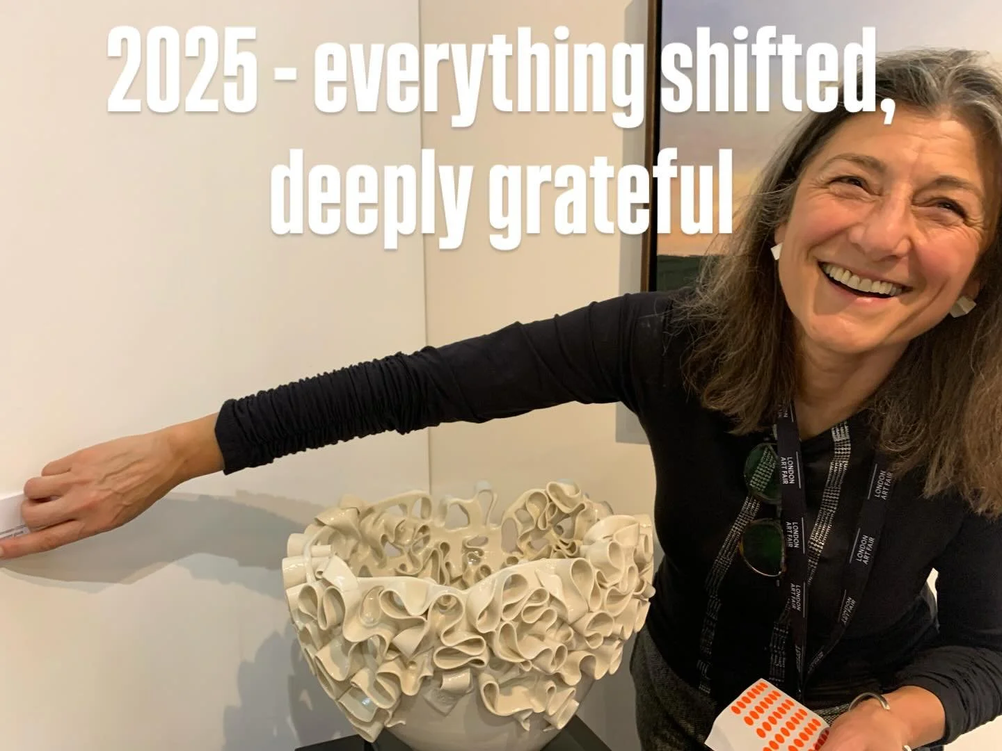 As 2025 comes to a close, I&rsquo;m looking back with a full heart. ❤️

The year opened at full volume with my first exhibition at London Art Fair &mdash; debuting my sculptural vessels with Bridport Gallery and seeing the show sell out. A powerful b