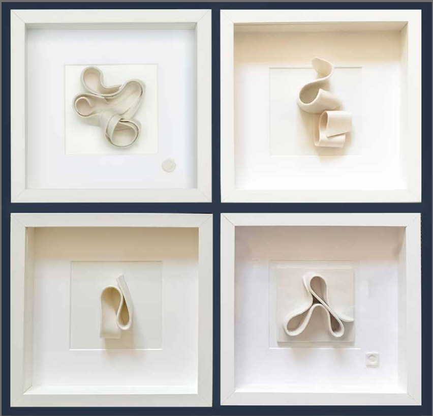 Ceramic wall art by Belgin Bozsahin