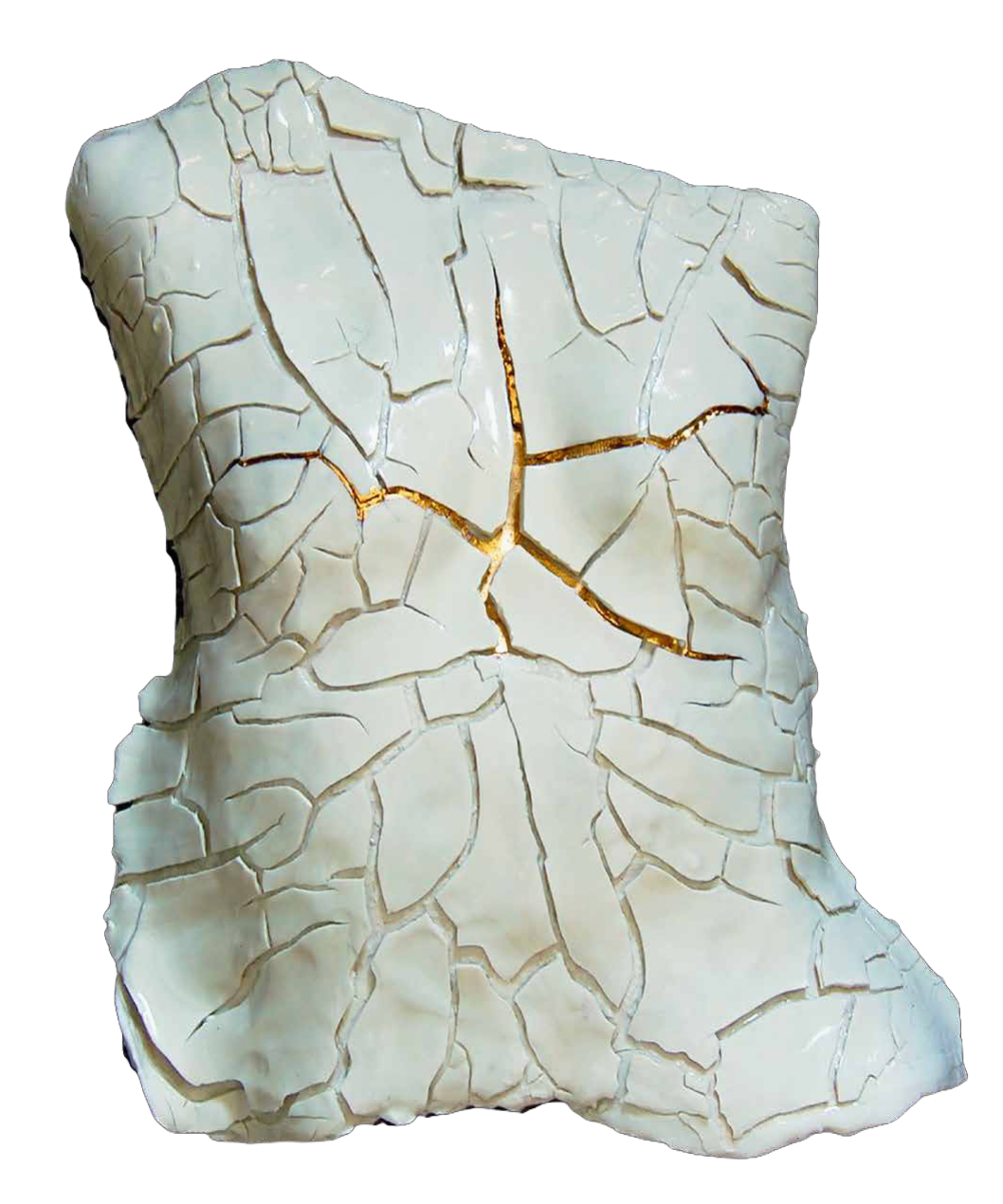 "Home" ceramic body sculpture by Belgin Bozsahin
