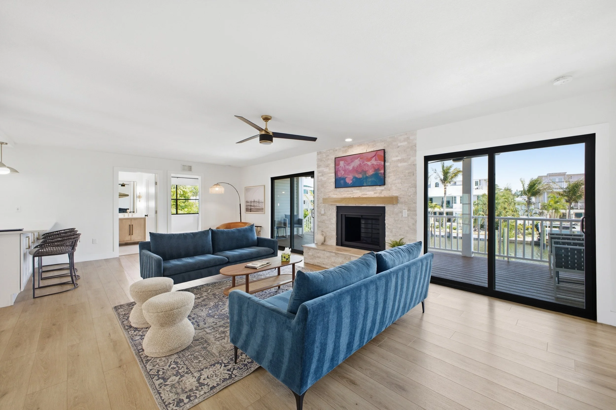 Living room photography Anna Maria island