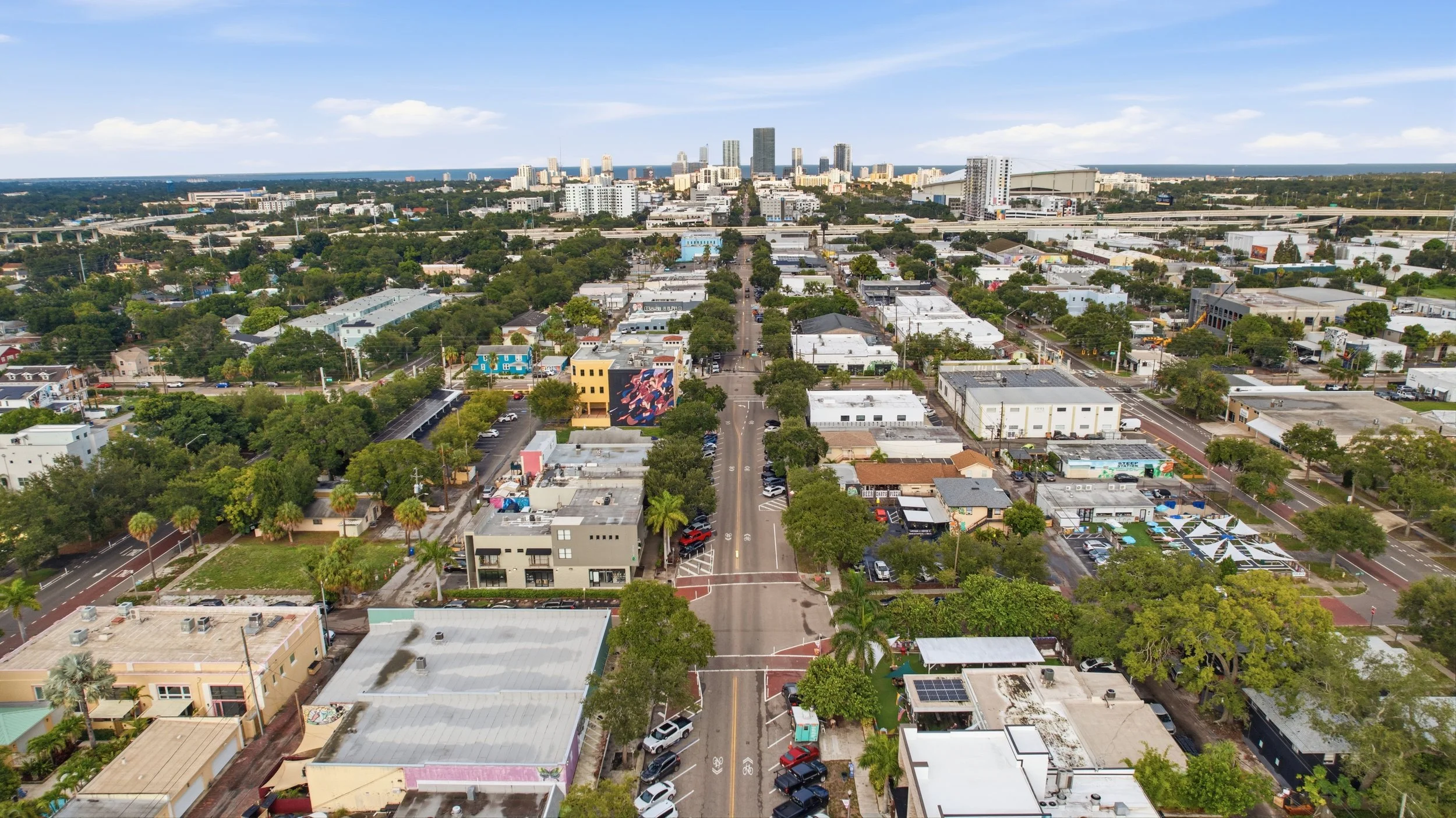 Drone real estate photography in St. Petersburg, FL.