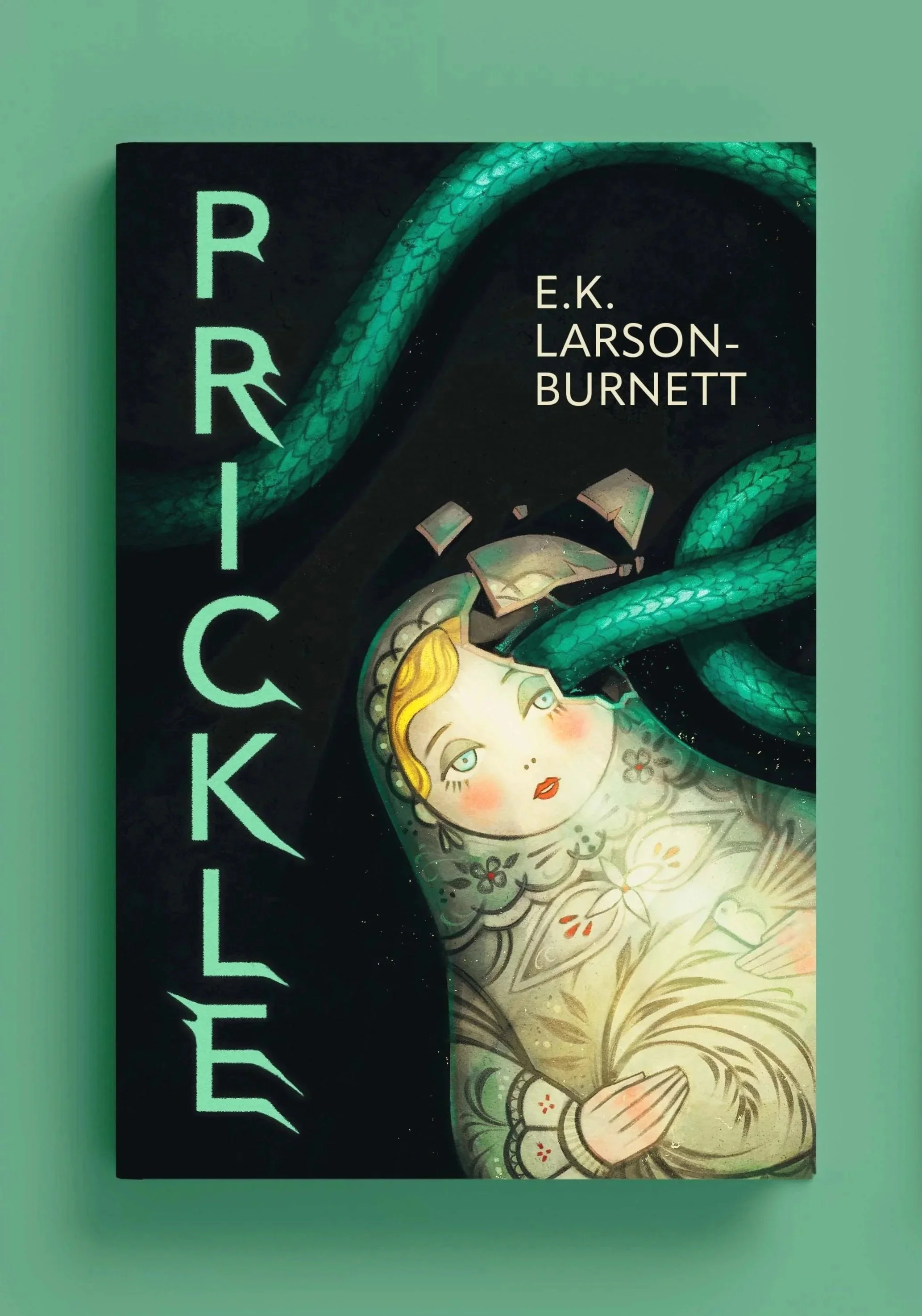 Cover illustration and design for Prickle by E.K. Larson-Burnett. Release Nov. 2025