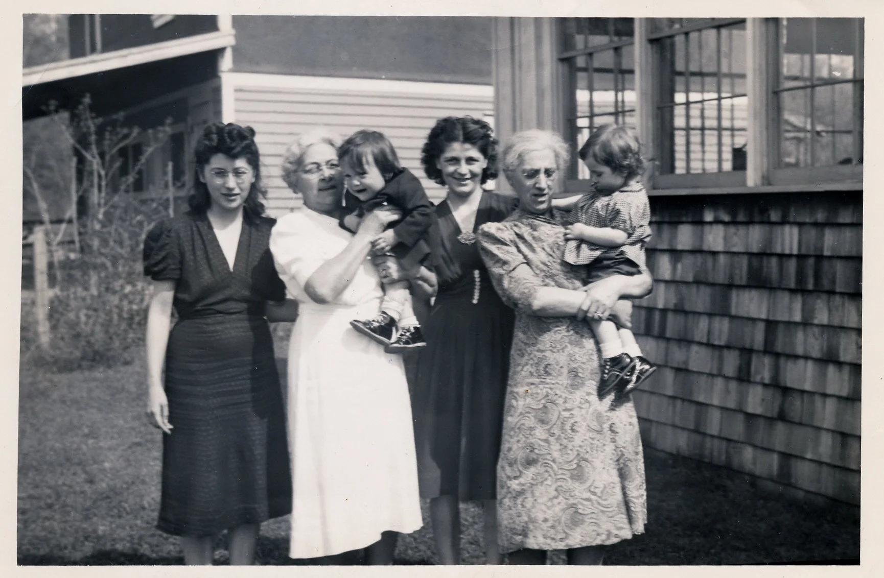 Family in Eagle Harbor, Michigan