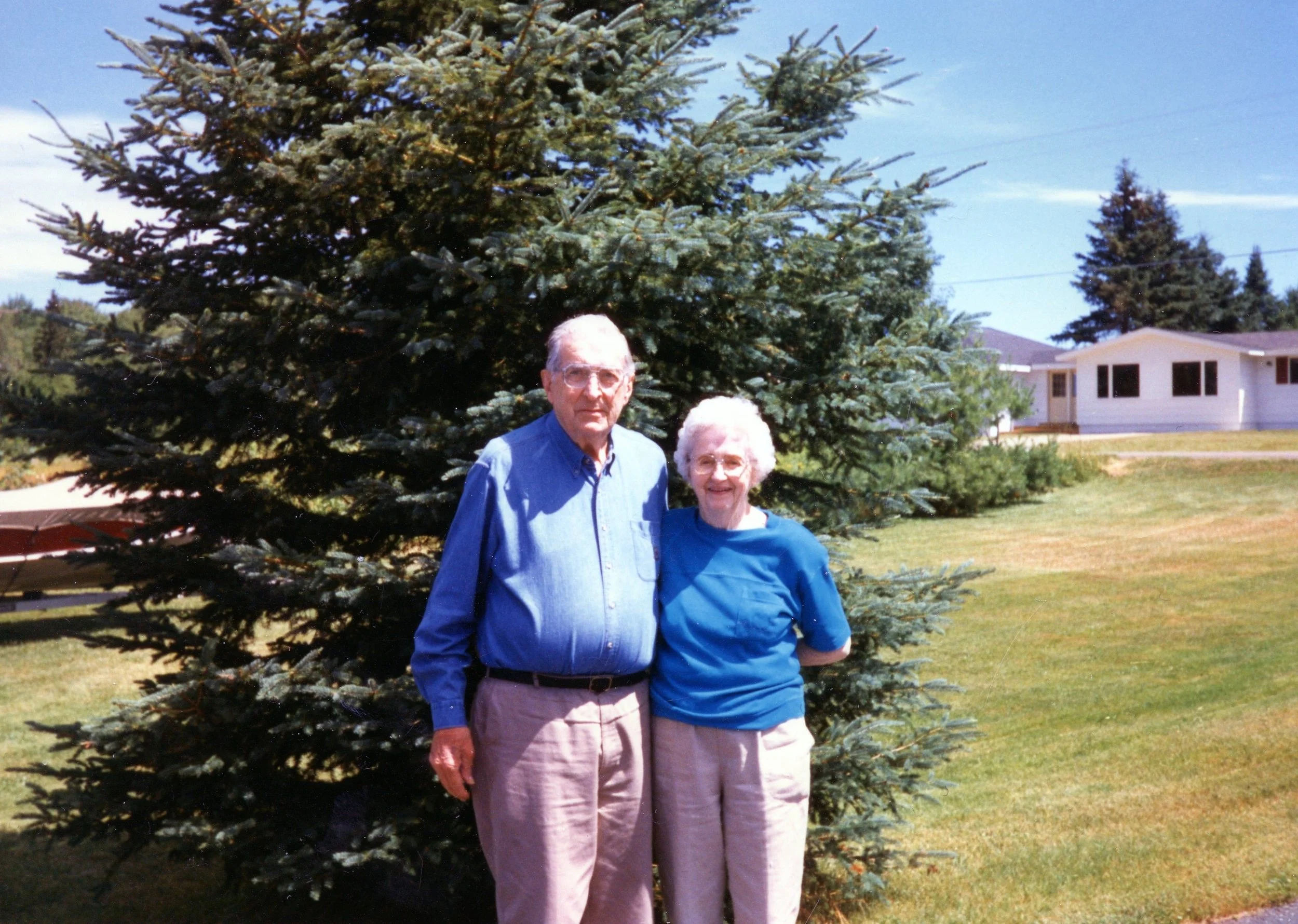 Leonard and Eileen in the late 1990s