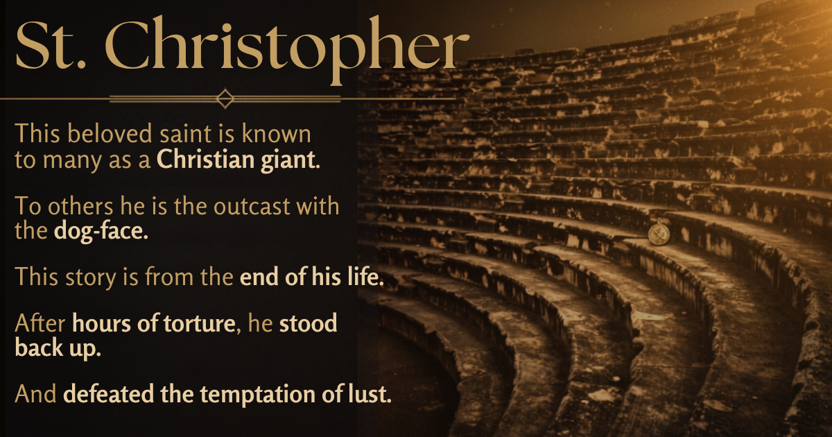 Standing Strong: St. Christopher Defeats Lust