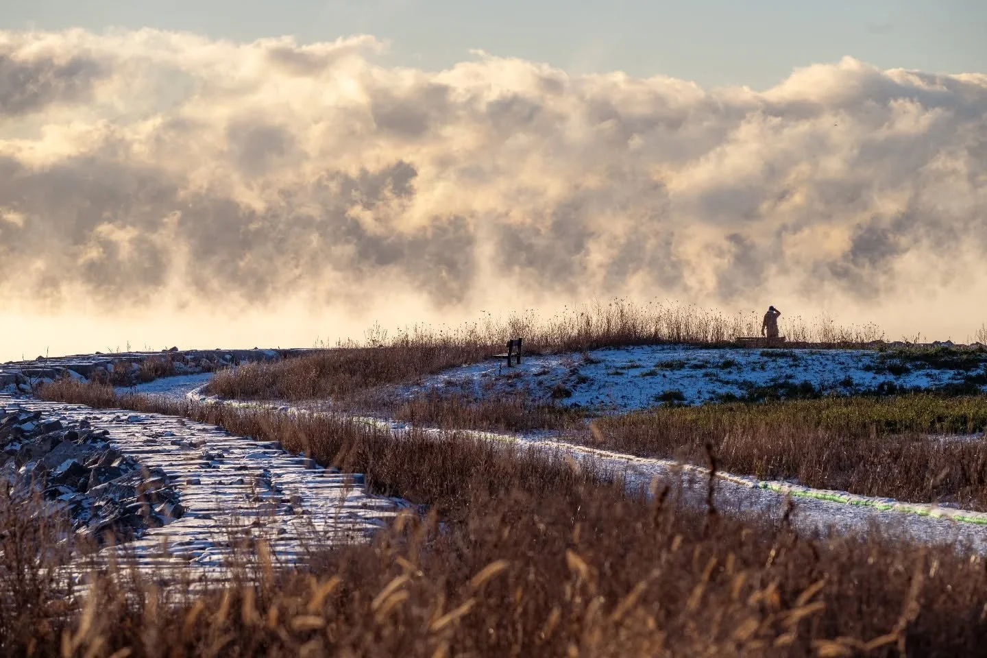 When you mix a super early morning, a warm lake and really cold air, you get out-of-this-world views.

&nbsp;#landscapelovers #landscapephotography #toronto #deepfreeze #NikonCreators #Nikon #NikonZ #NikonZ8 #nikon180600