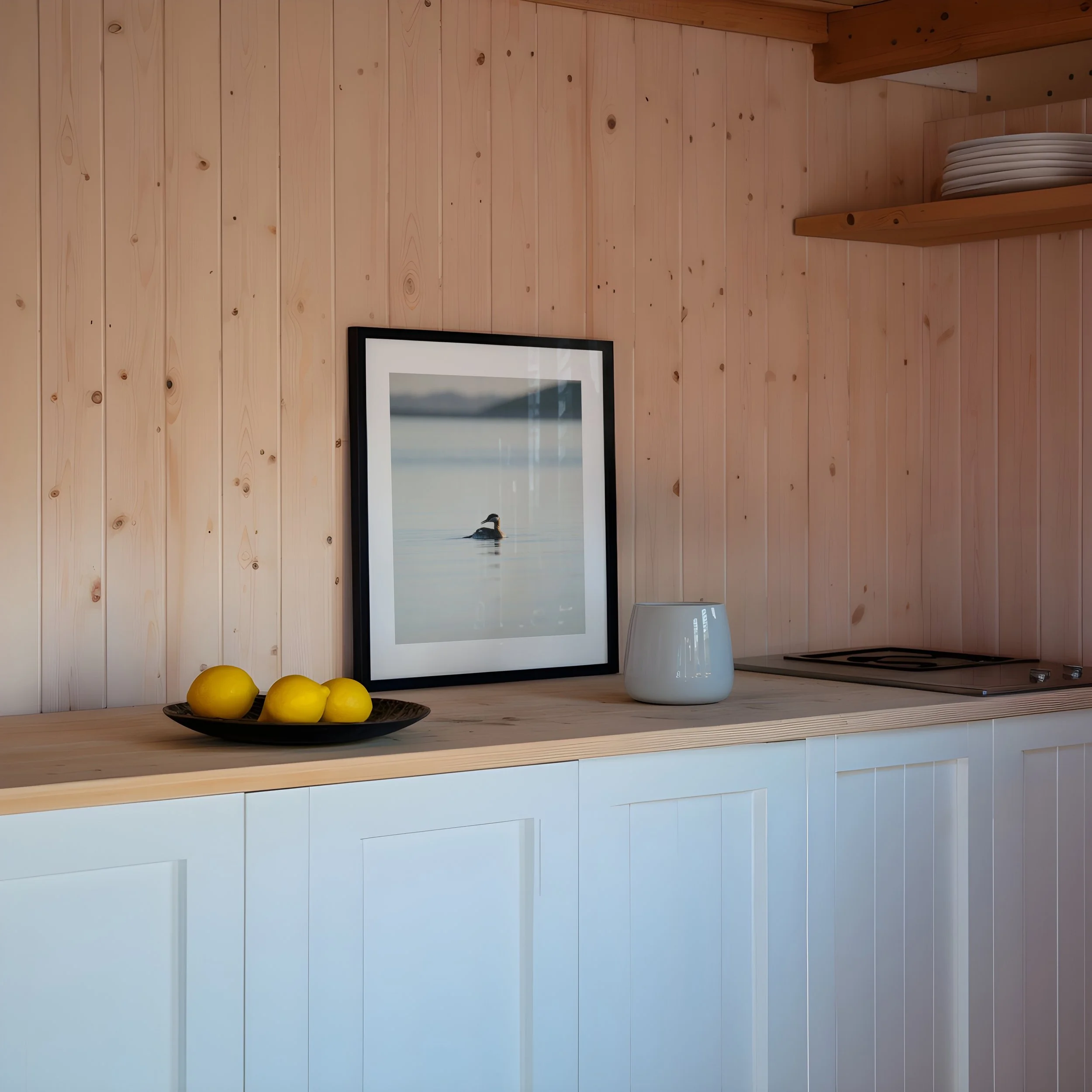 Minimalist-Photo-of-Rednecked-Grebe_DIN-A-black-frame-kitchen-citrus-0337 - SingleSmartObject.jpg