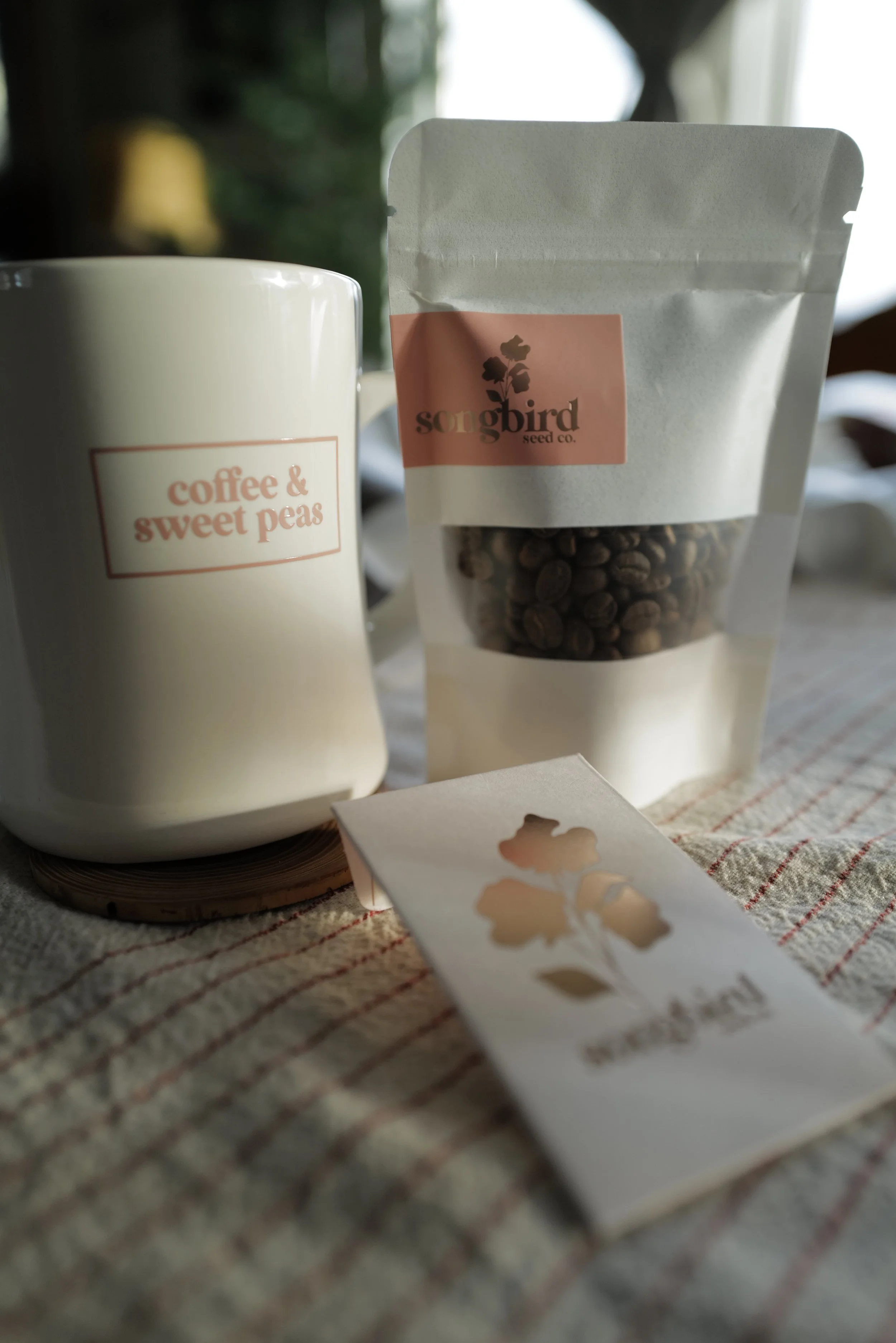 Coffee & Sweet Peas Gift Set
