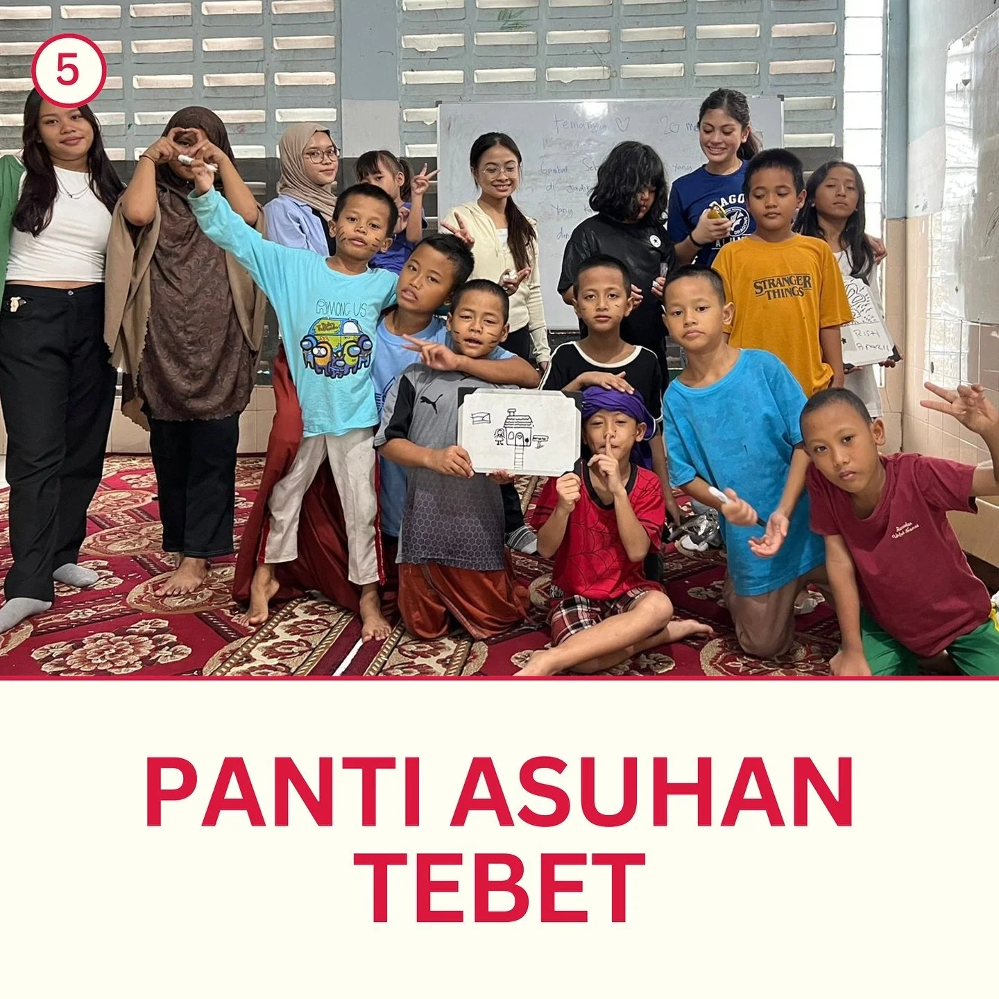 Some flicks from our recent visit to Panti Asuhan Tebet! Thank you everyone!
Volunteers: Dinar, Lutvia, Rifa