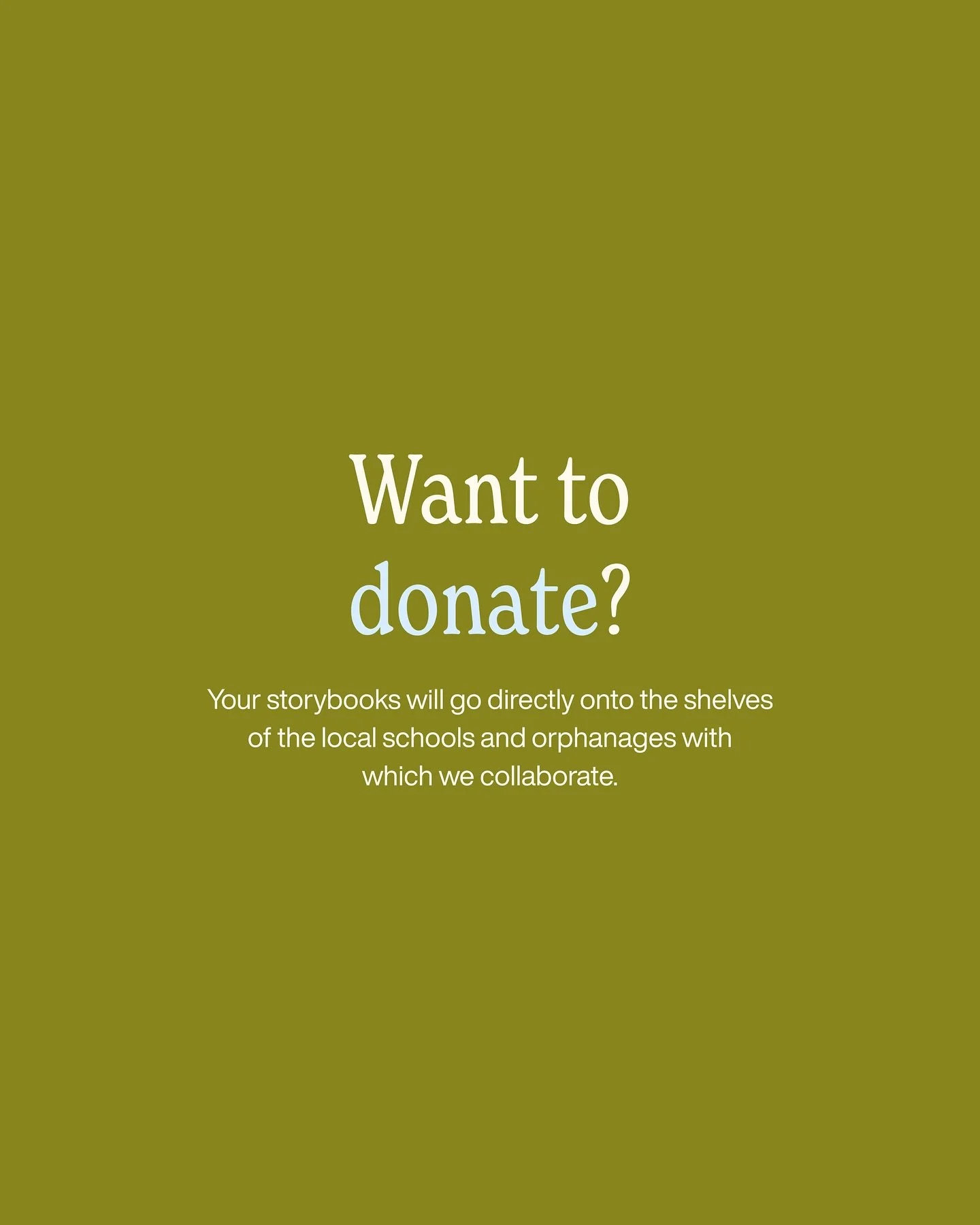 Interested in donating your storybooks? Send us a DM. 📚