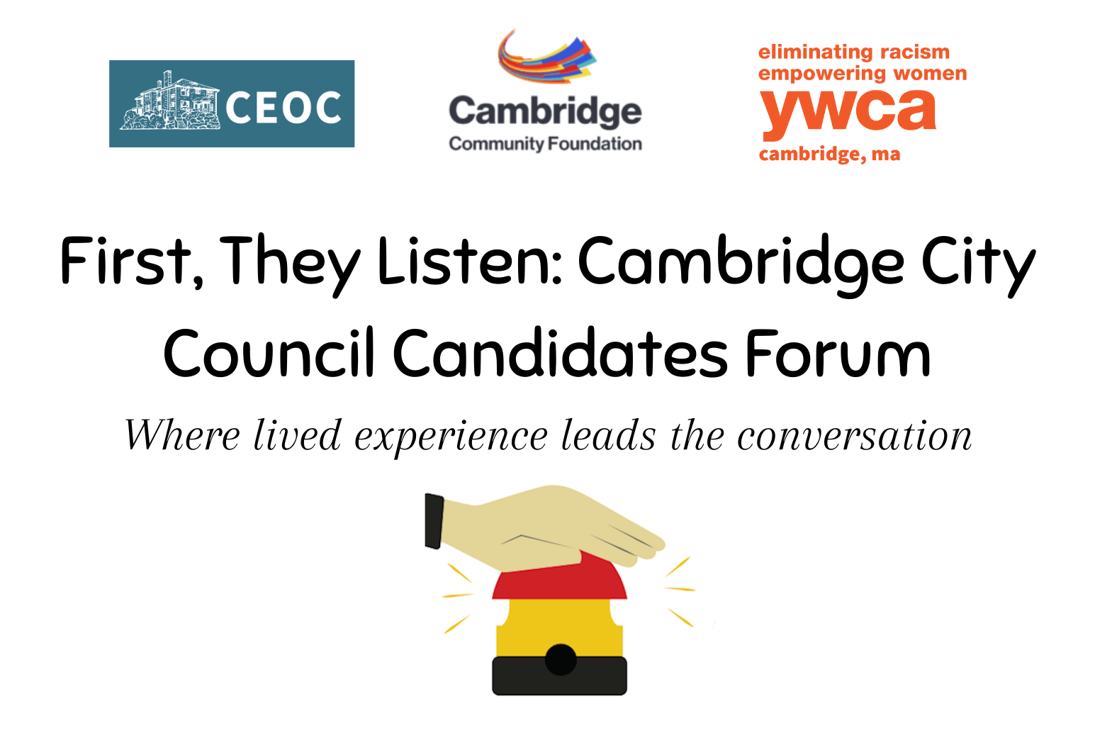 First, They Listen: Cambridge City Council Candidates Forum