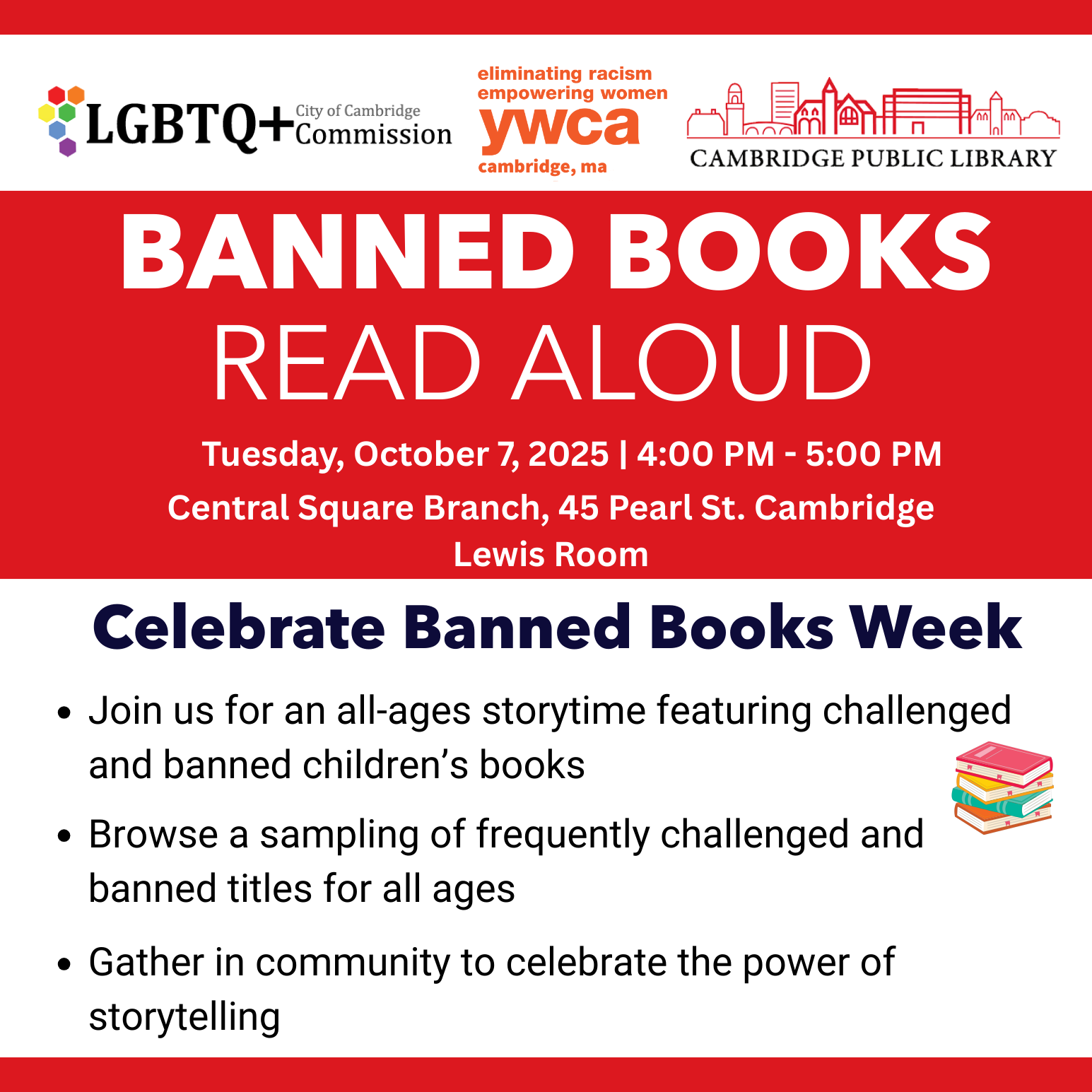 Banned Books All-Ages Storytime and Book Picnic