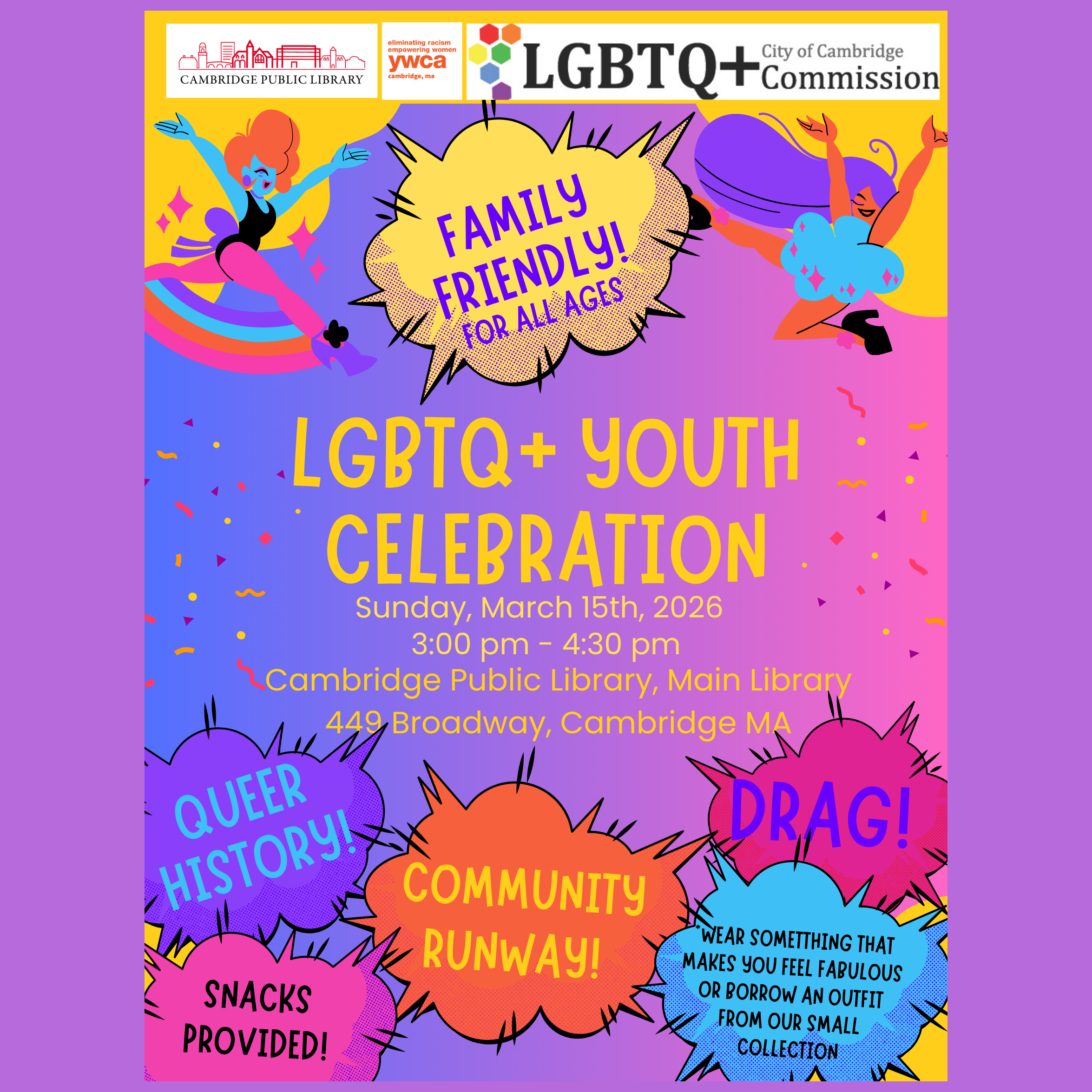 Celebrating LGBTQ+ Youth with the Cambridge LGBTQ+ Commission