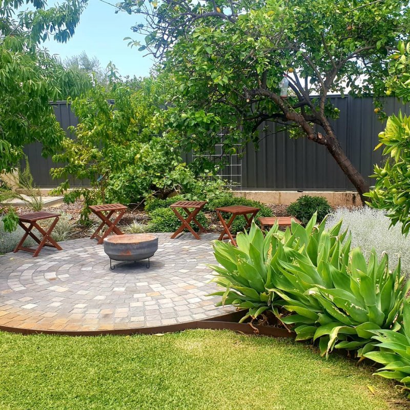 AFTER: Level 2 consult. Much used fire pit area, ideal for entertaining.