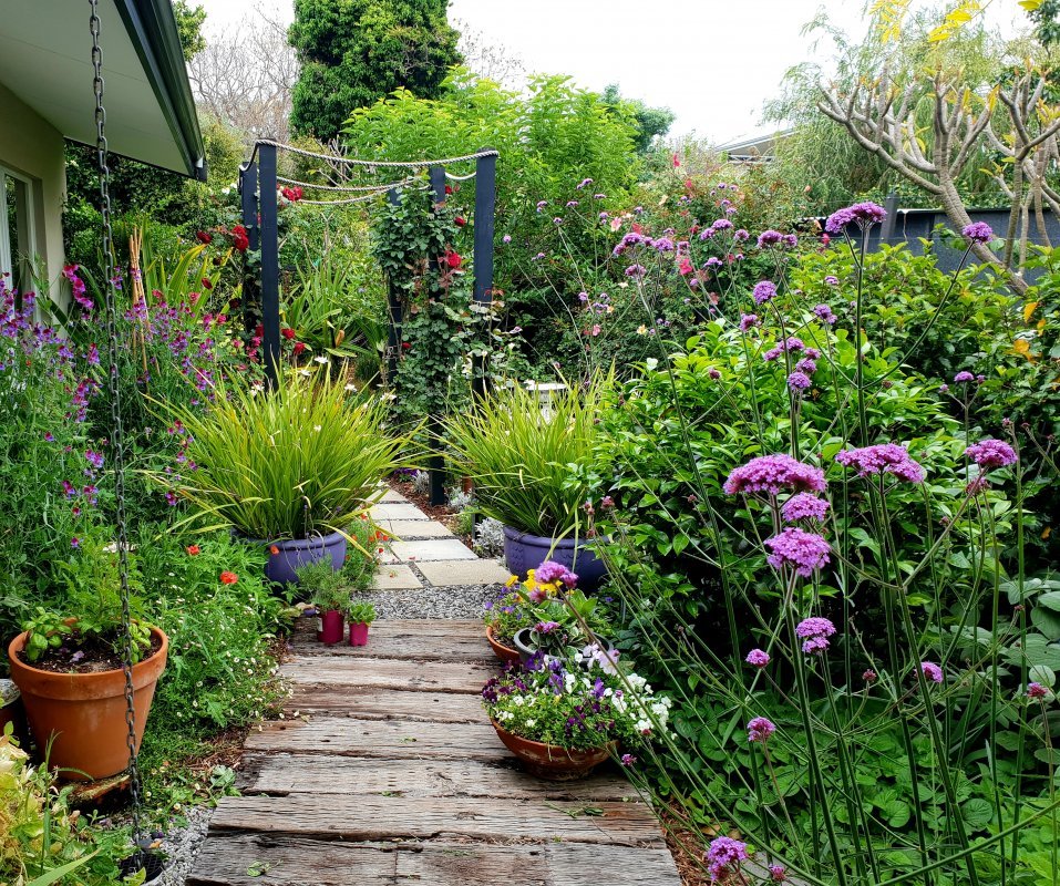 AFTER: Full design - perennial garden haven
