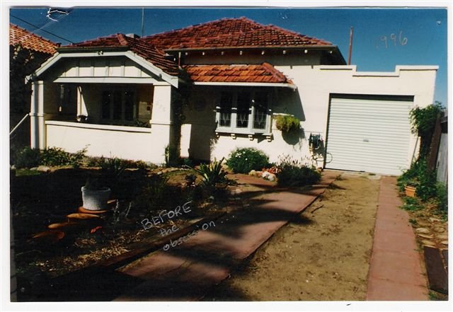BEFORE: Cottesloe character house lacking a character garden