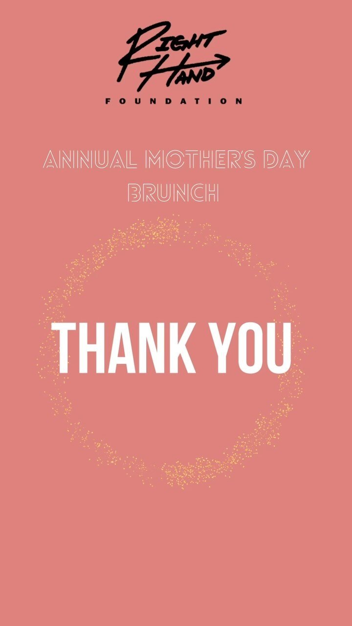🎉✨ A heartfelt thank you to all our incredible donors and partners! 🌸 Your generous support made the Right Hand Foundation’s Annual Mother’s Day Brunch a resounding success. We couldn’t have done it without your help! 💖🙏
Your c