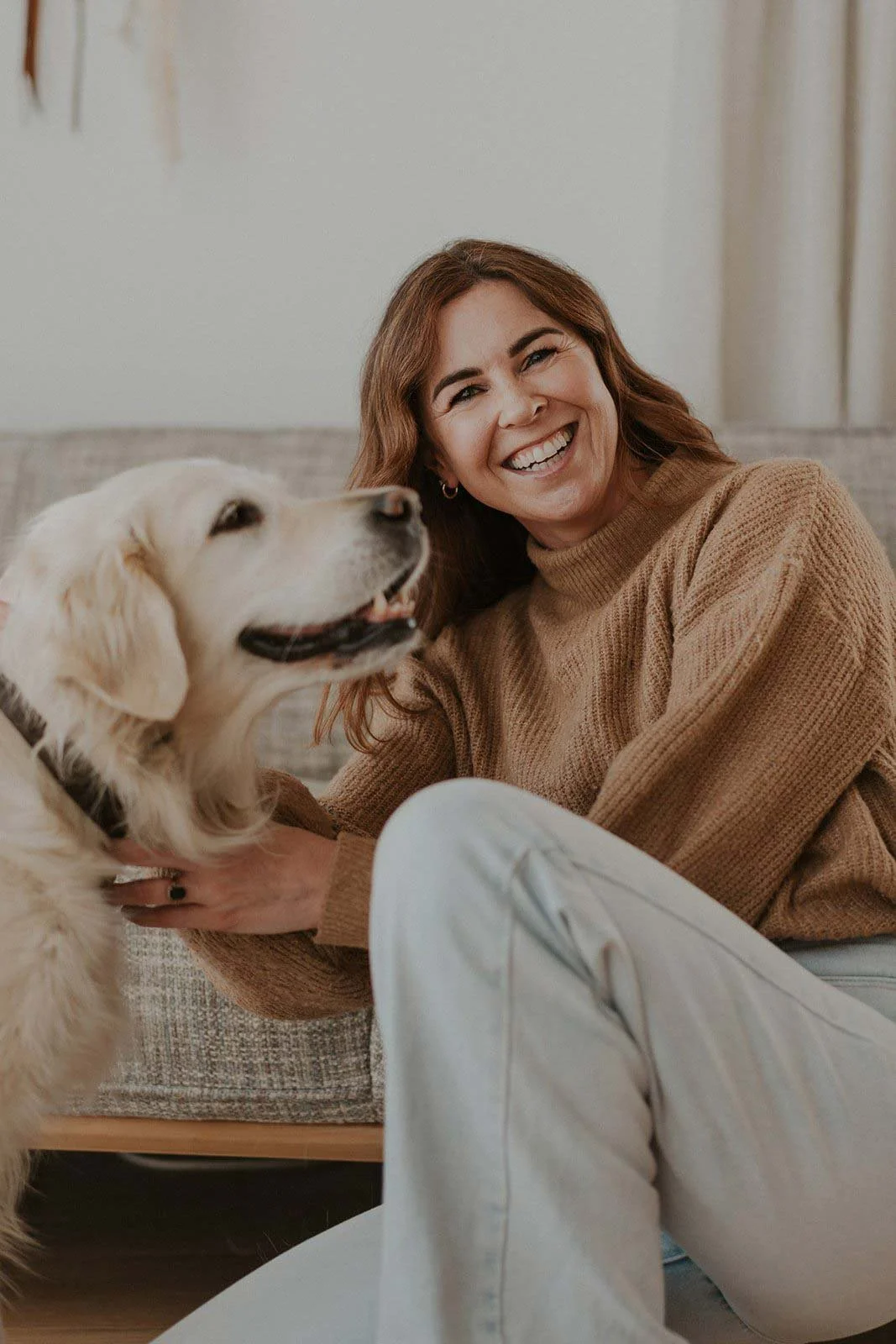 Carla the photographer and her dog