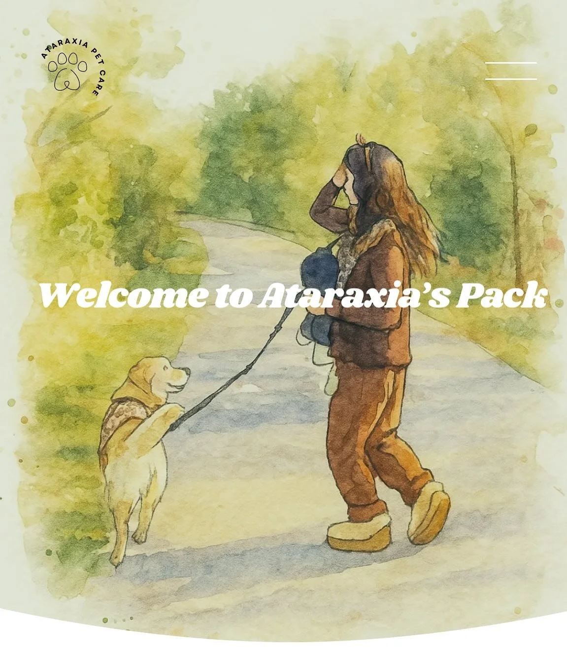 🐾 Ready to Join the Ataraxia Pack? 🐾

We&rsquo;ve made it super easy to become a client &mdash; here&rsquo;s how it works:

1️⃣ Save My Spot Form &ndash; This is a quick form that helps us get to know you and your pets a little better. You can find