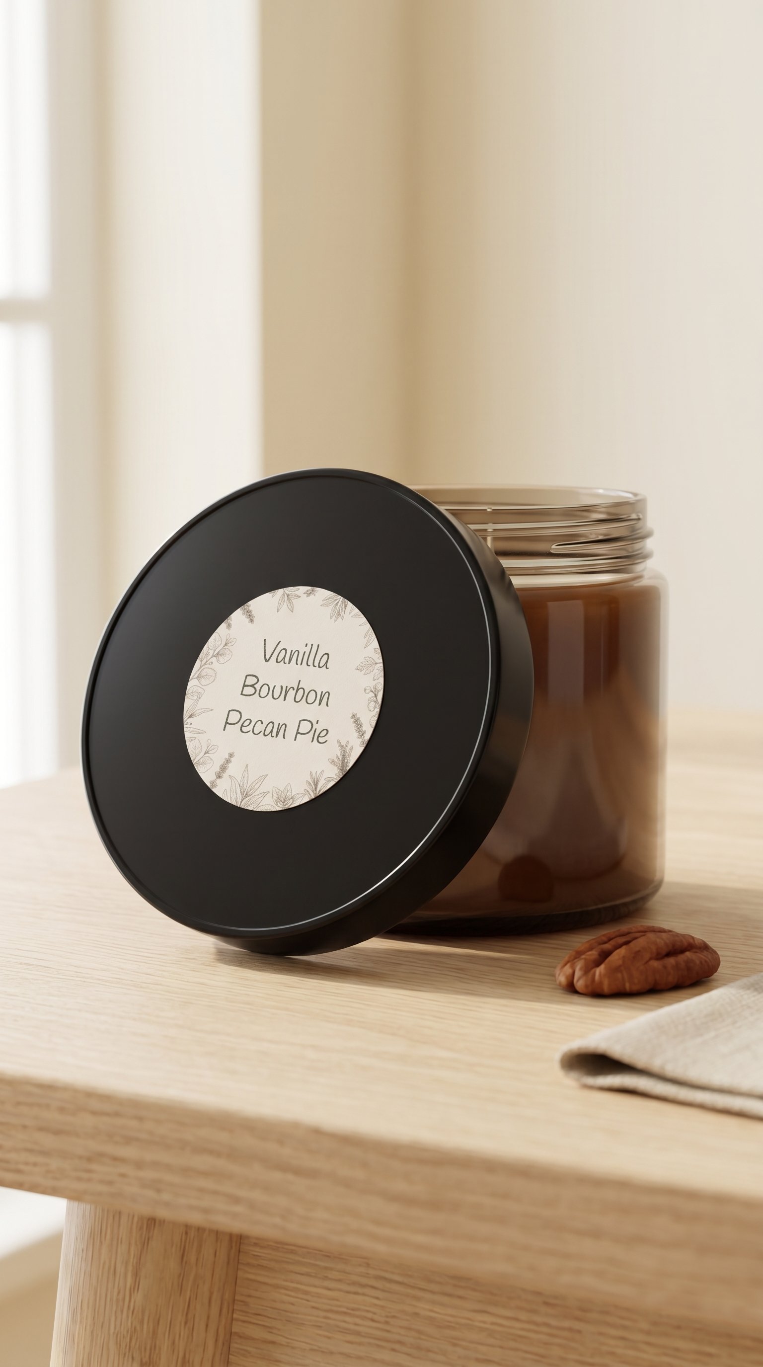 Vanilla Bourbon Pecan Pie 4oz jar