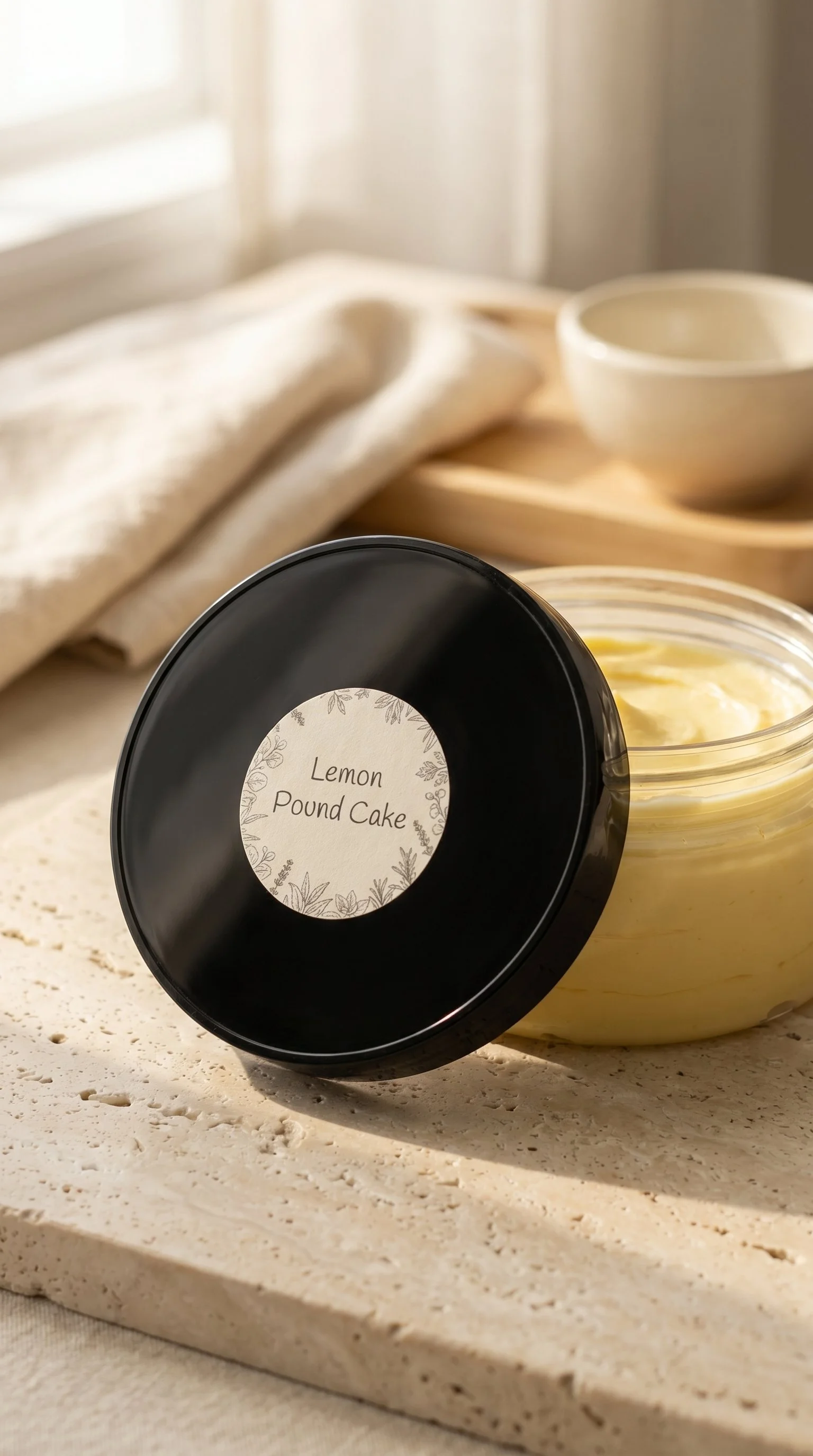 Lemon Pound cake 4oz jar