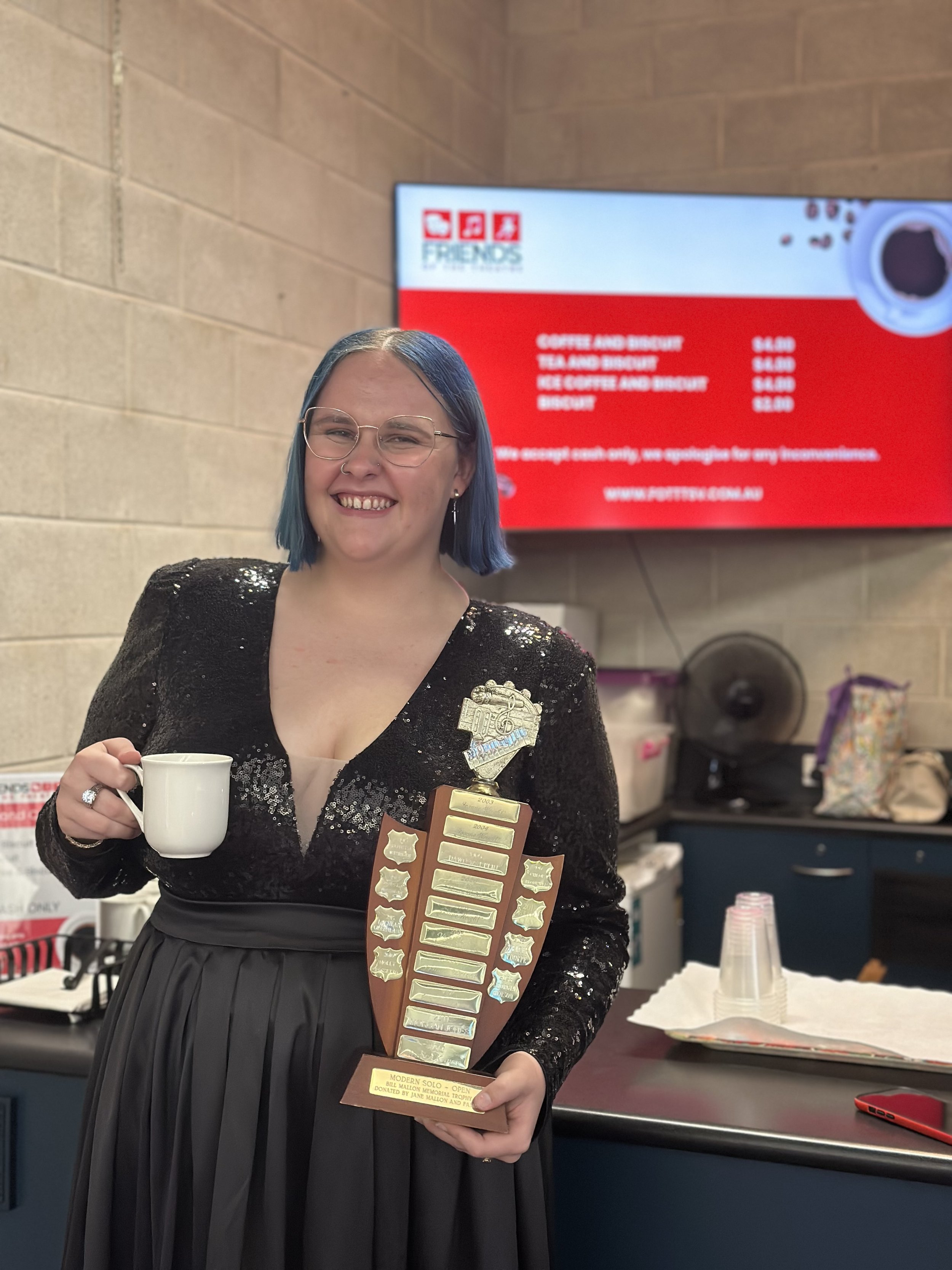 Paige Thomas winner of the Modern Solo - Open category at the North Queensland Eisteddfod 2025.