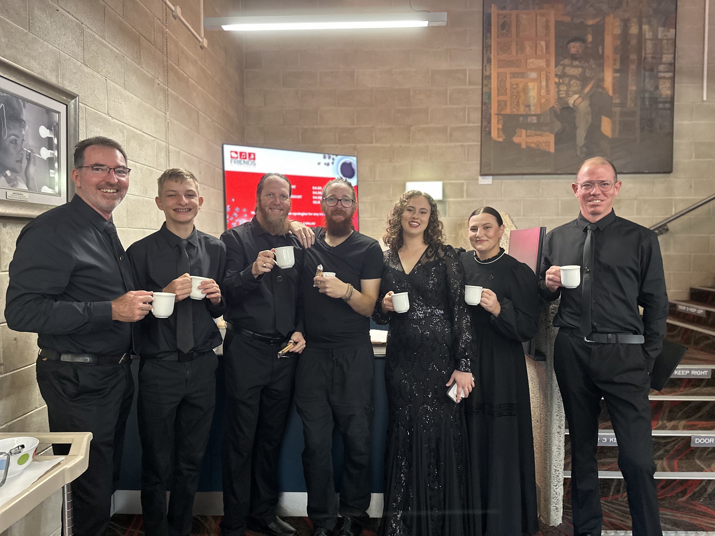 Smiles all round for members of the Townsville Choral Society choir at the North Queensland Eisteddfod 2025.