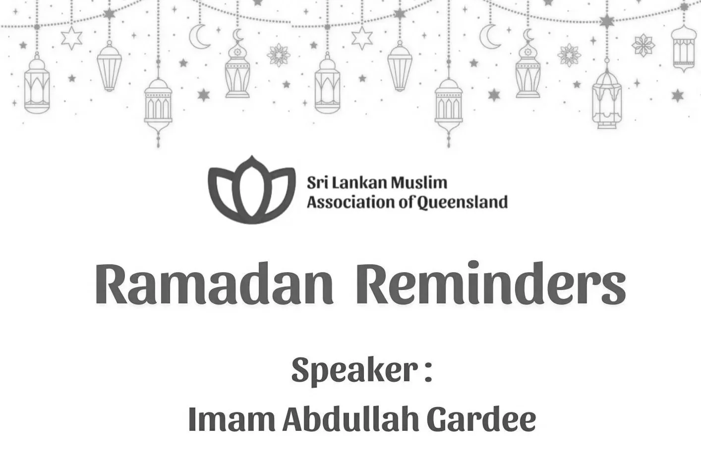 Ramadan Reminders