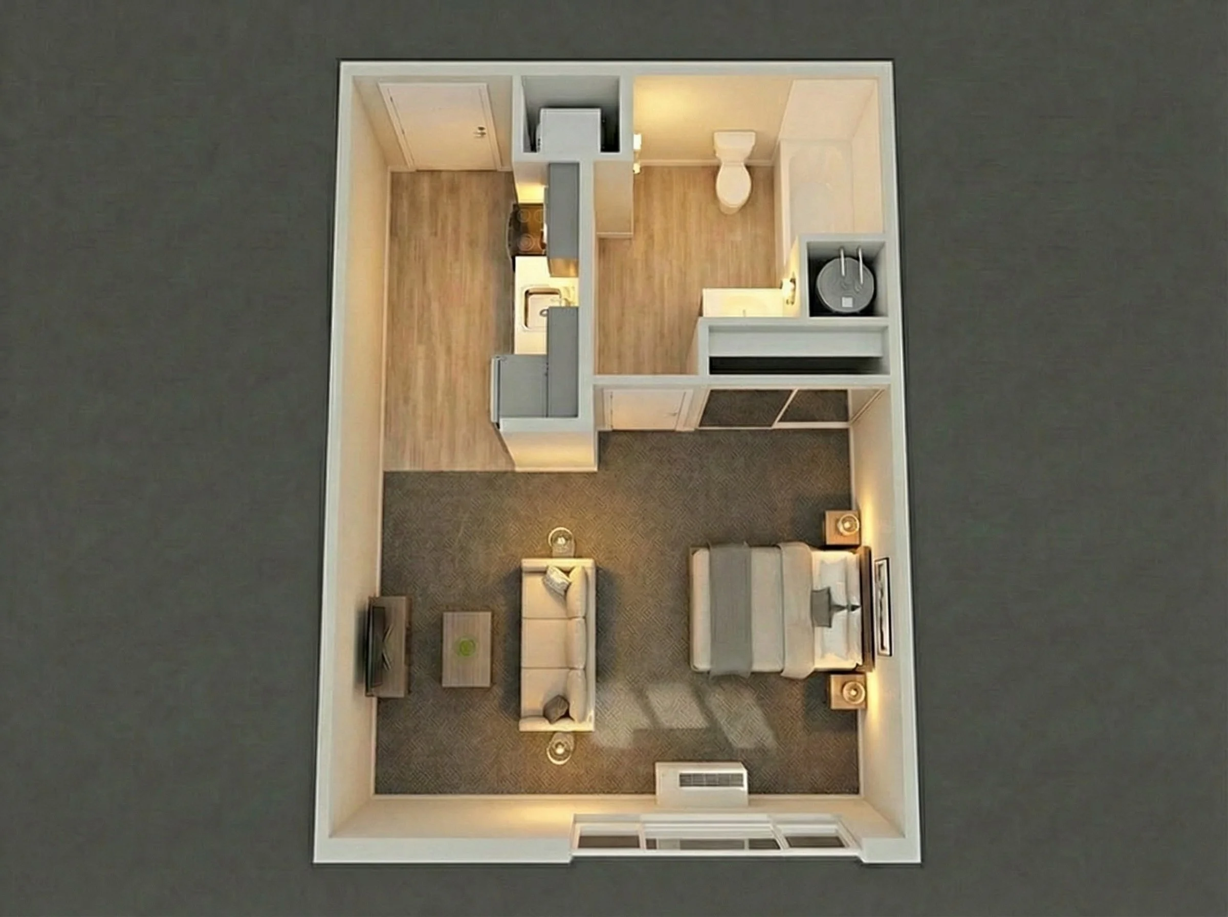 Floorplan "A" Studio