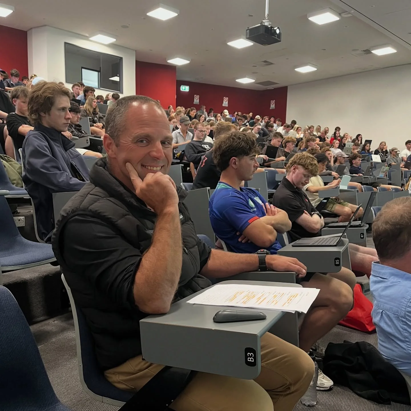 Never thought I&rsquo;d be back in a Uni lecture theatre 20+ years after I walked out of the last one! 🎓

Had the pleasure of presenting to @lincolnuninz MGMT103 students today about our Wingman journey and the messiness of a startup/innovation.  Al
