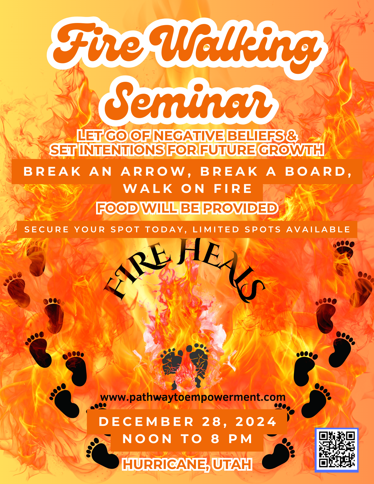 Fire Walking Seminar
