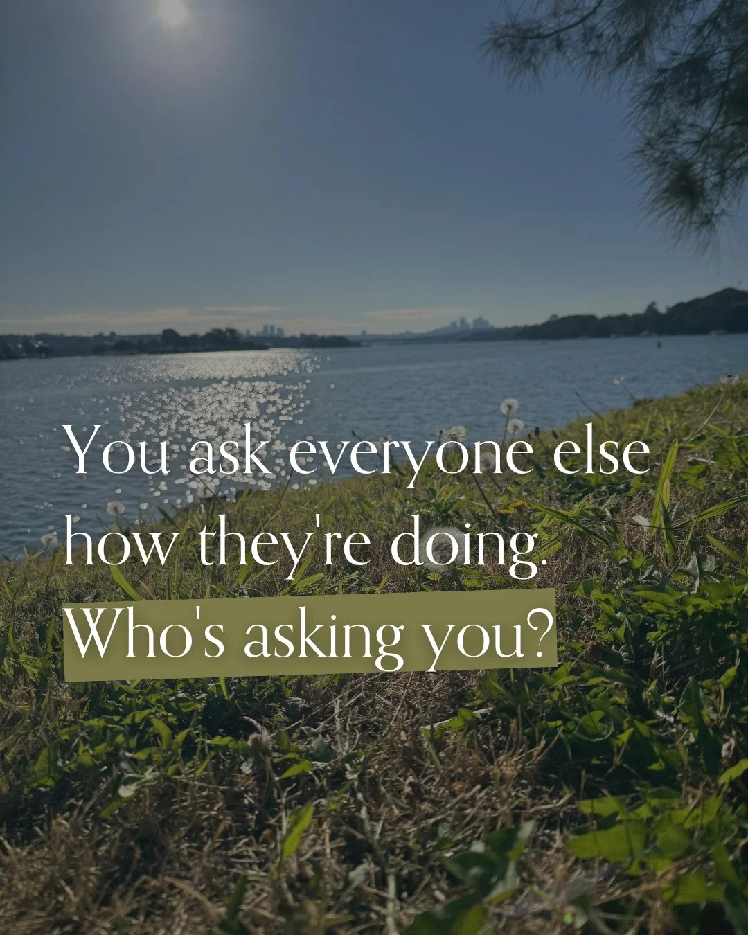 How are you doing? What's coming up for you? What do you need right now?⁠
⁠
If you're a frontline worker, carer, or designated 'helper', you probably ask some variation of these questions countless times each day. ⁠
⁠
But how often does anyone ask yo