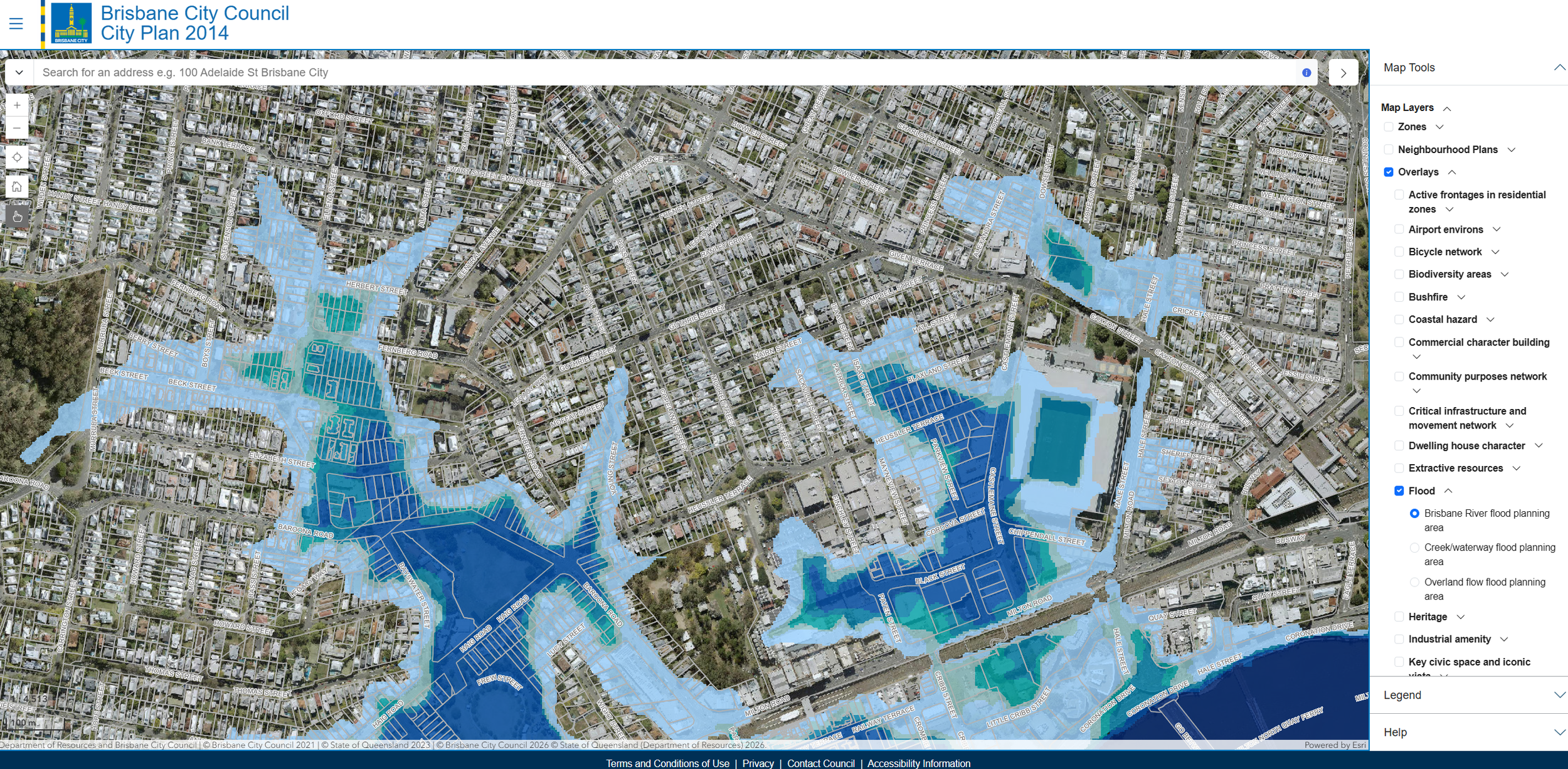 Brisbane City Council Planning Scheme City Plan 2014 Interactive Mapping