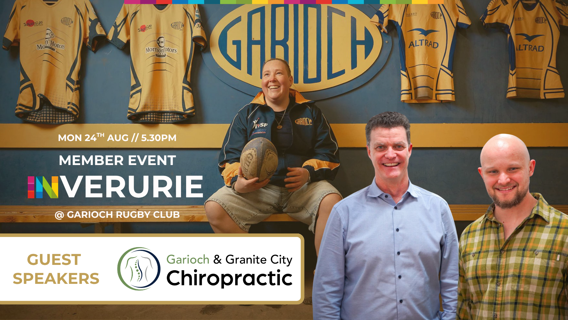 INverurie Member Event w/ Garioch Rugby Club &amp; Garioch Chiropractic