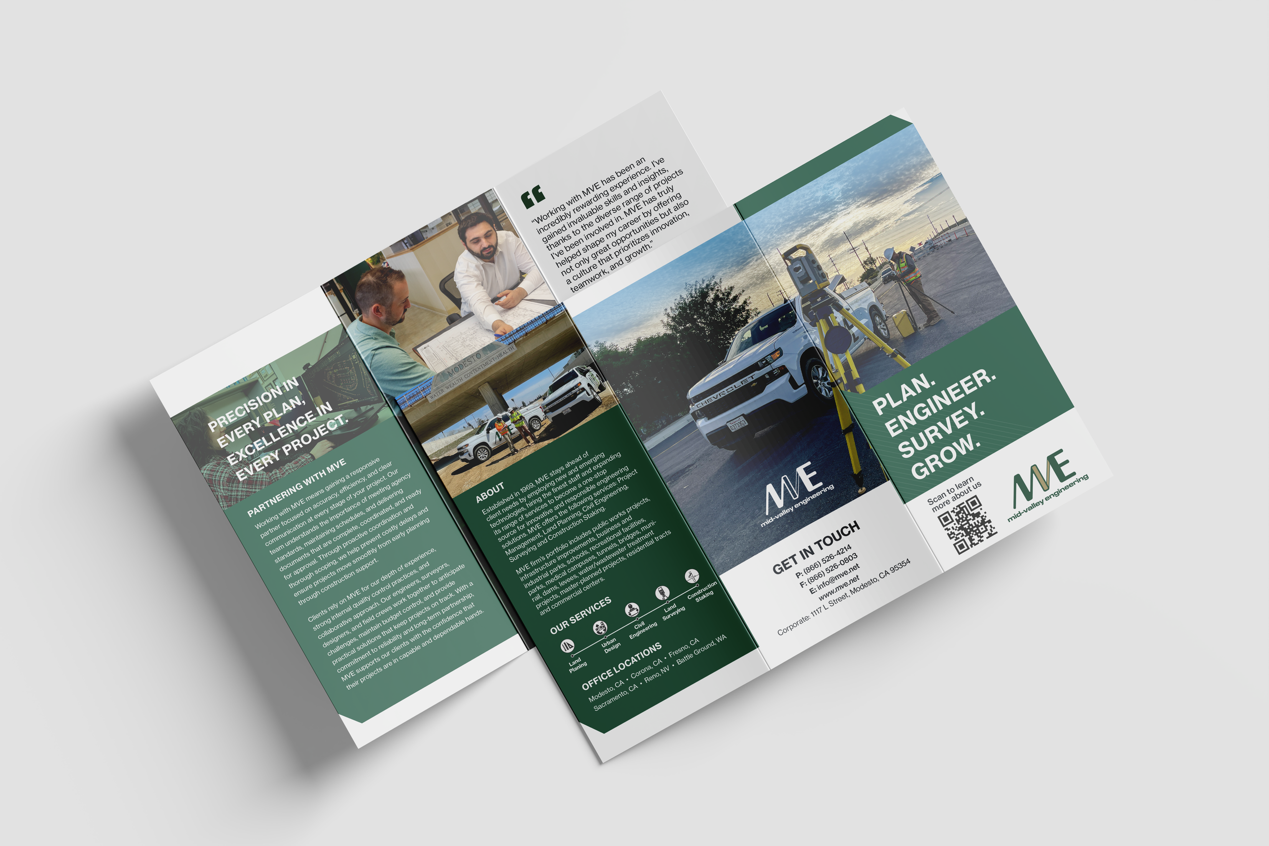12 Free A4 Trifold Brochure Mockup Showing Front and Back.png